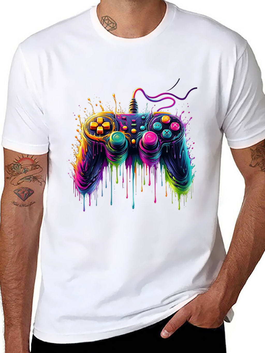 Gamer Drip T-Shirt - Controller Design