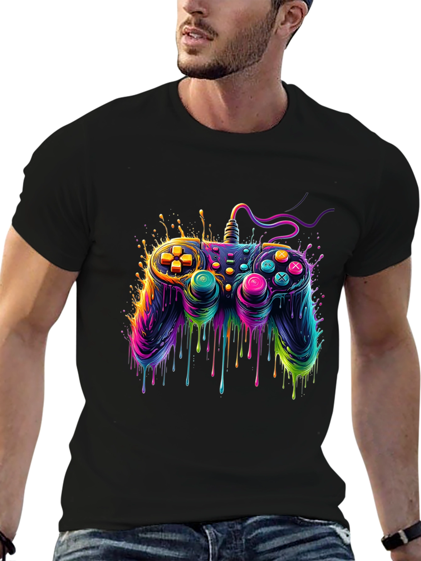 Gamer Drip T-Shirt - Controller Design