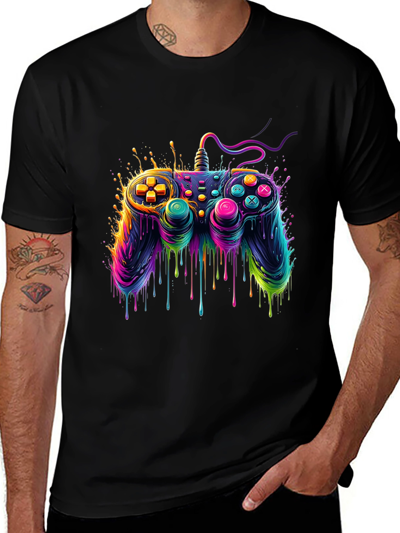 Gamer Drip T-Shirt - Controller Design