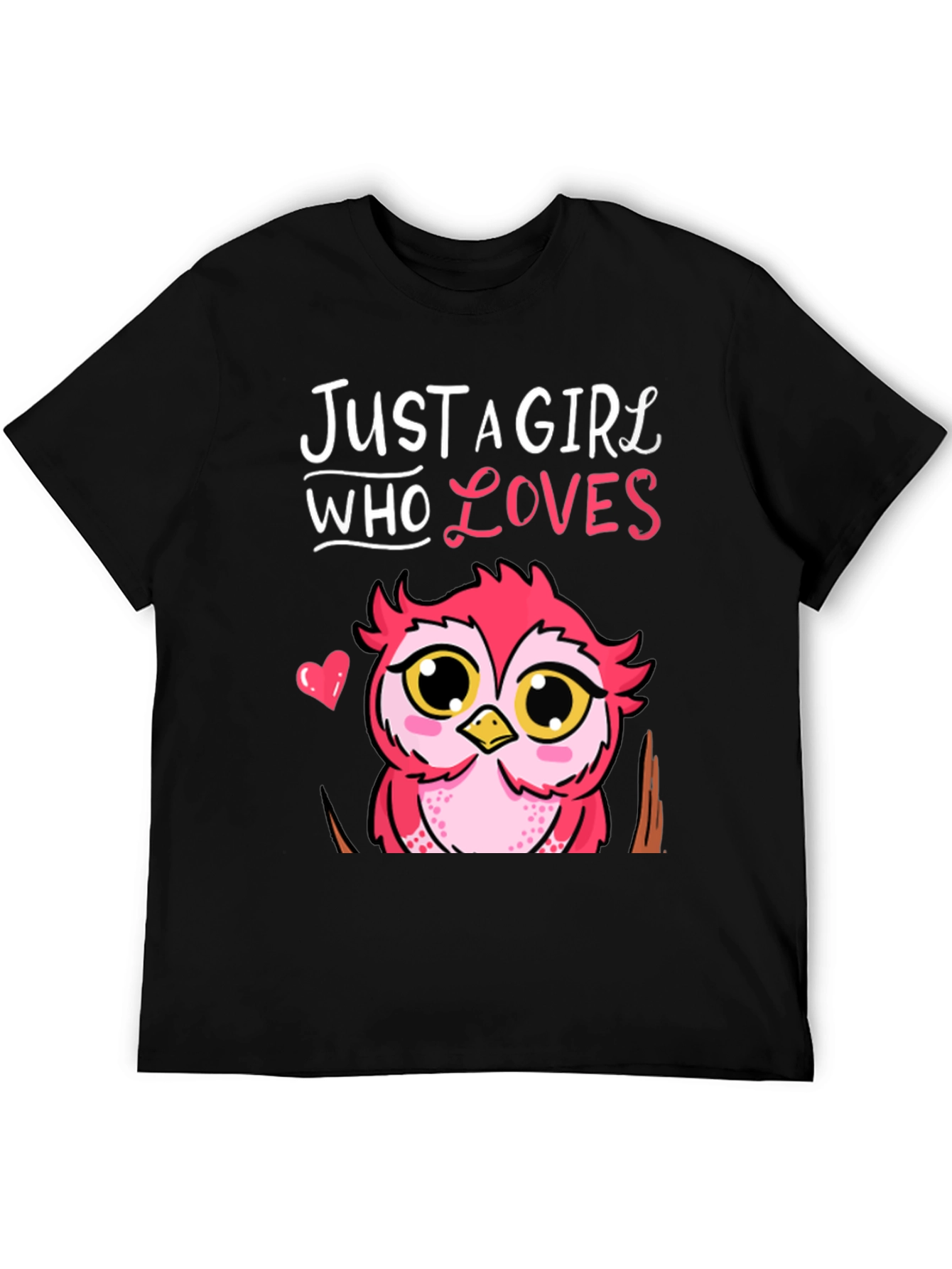 Just A Girl Who Loves Owls T-Shirt