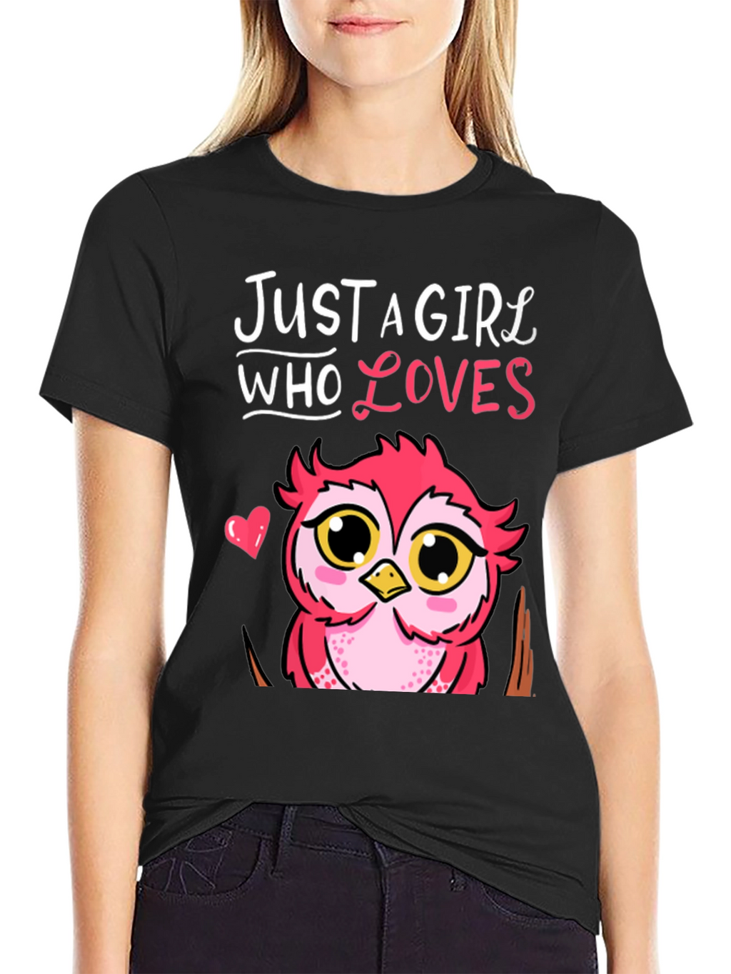Just A Girl Who Loves Owls T-Shirt