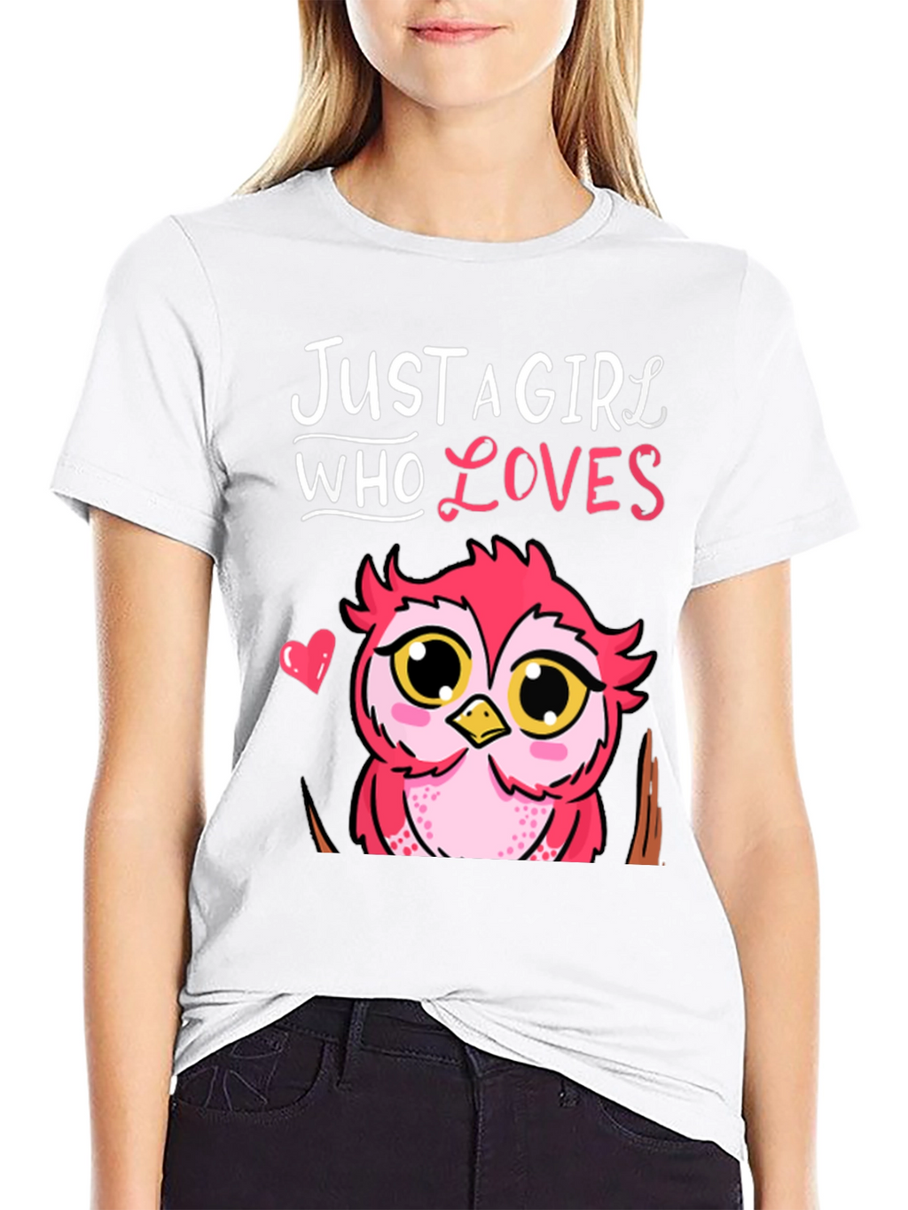 Just A Girl Who Loves Owls T-Shirt