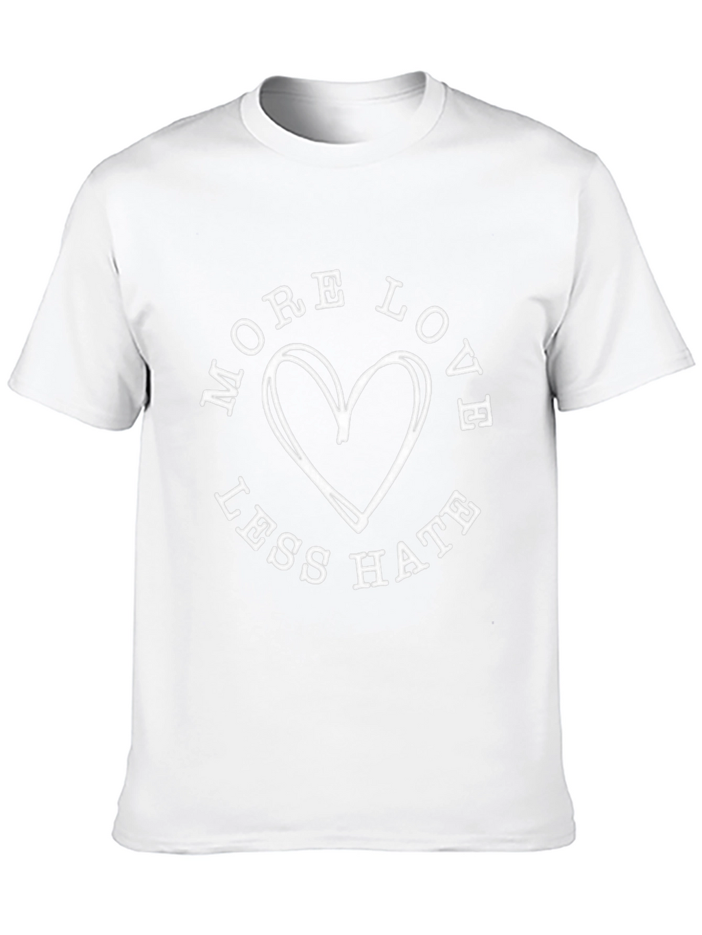 More Love Less Hate Graphic Tee