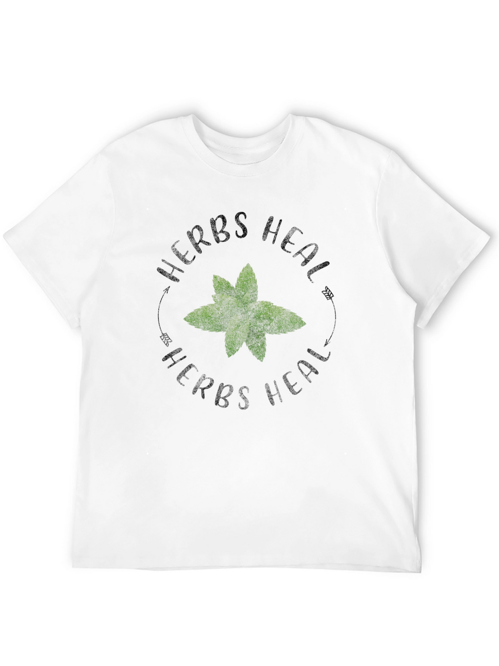 Herbs Heal T-Shirt - Black Graphic Tee