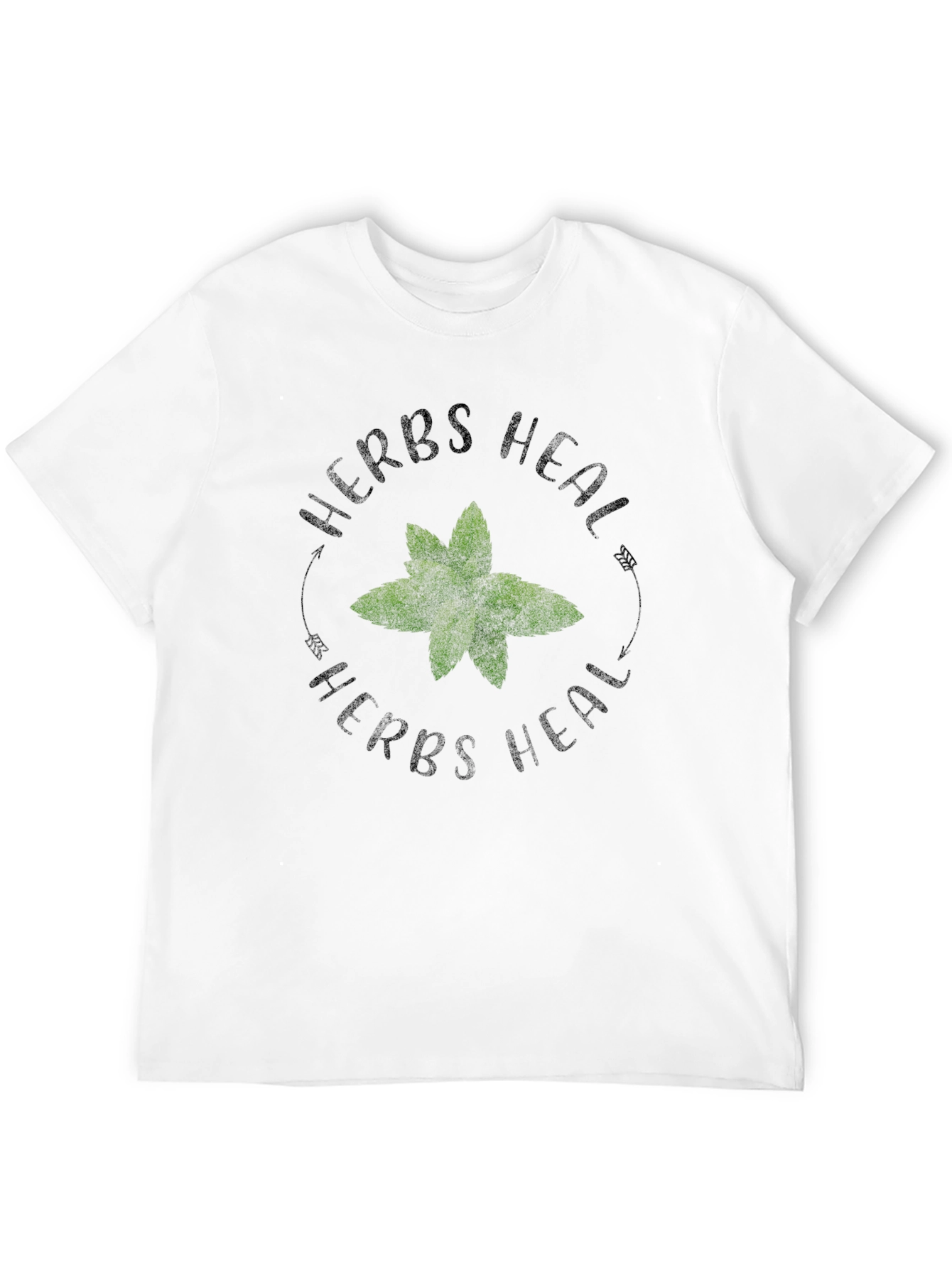 Herbs Heal T-Shirt - Black Graphic Tee