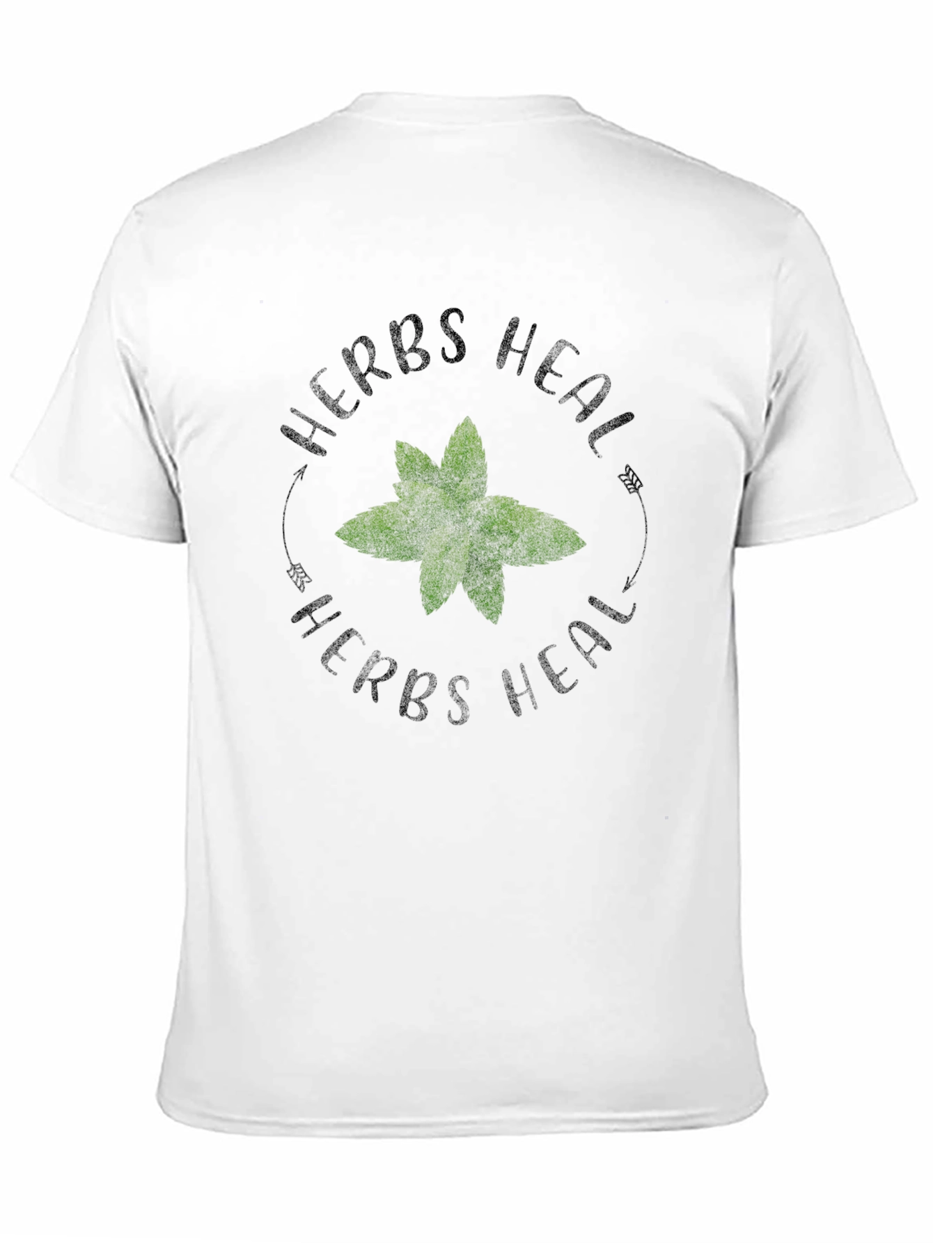 Herbs Heal T-Shirt - Black Graphic Tee