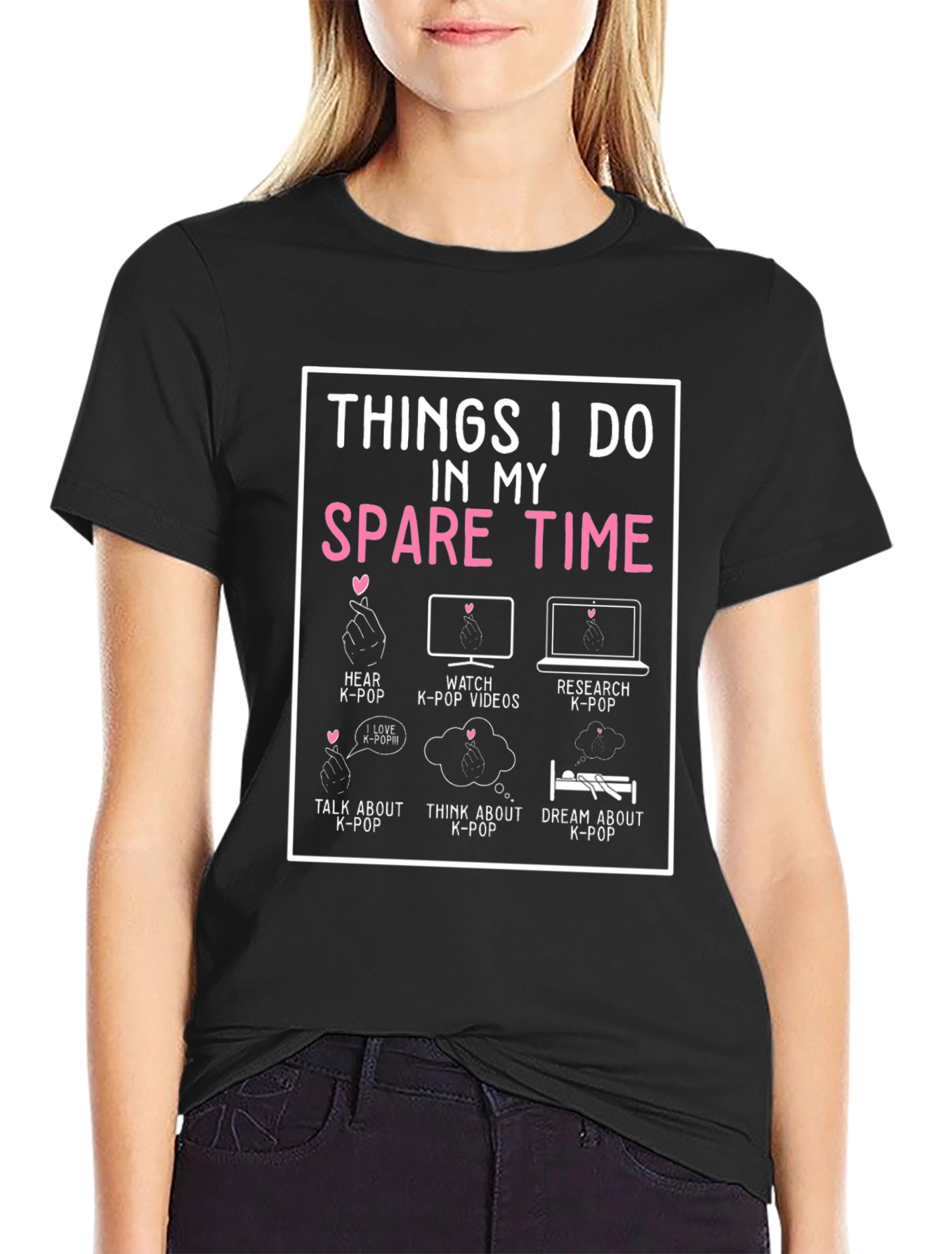 K-Pop Fan Spare Time T-Shirt