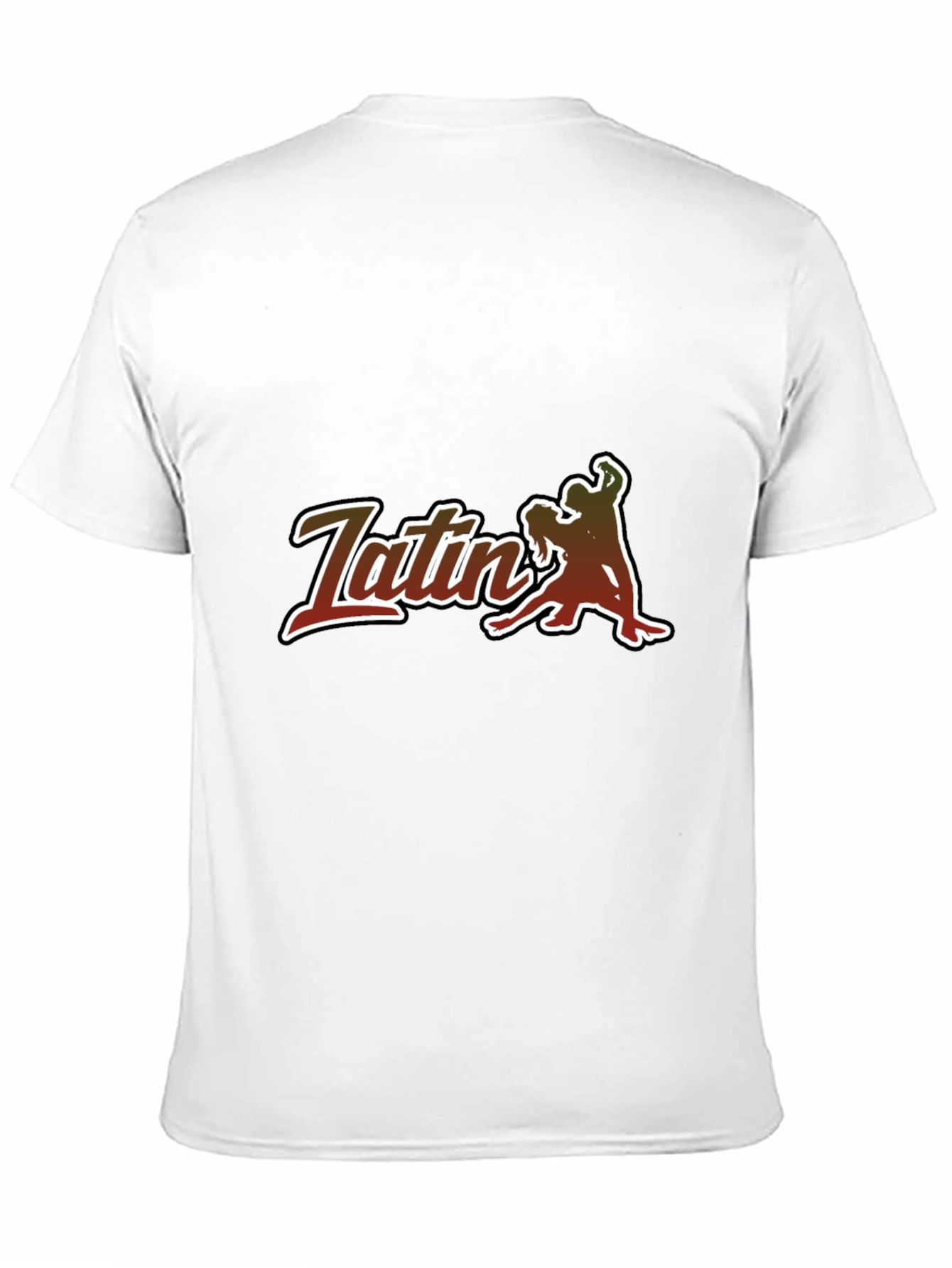 Latin Dance T-Shirt - Sleek Black Tee