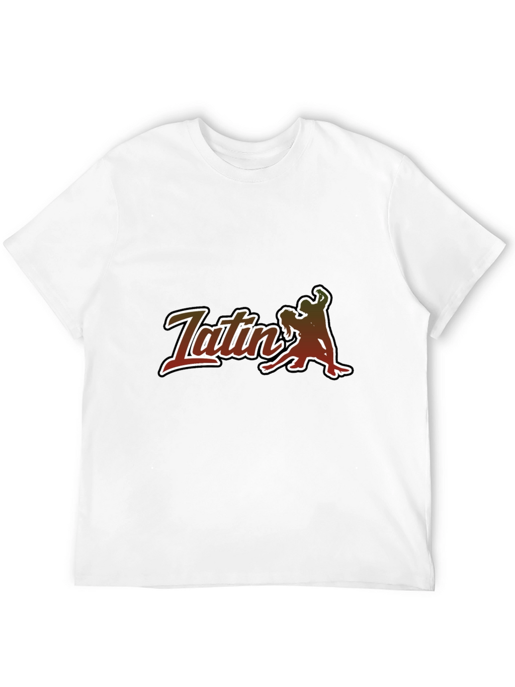 Latin Dance T-Shirt - Sleek Black Tee