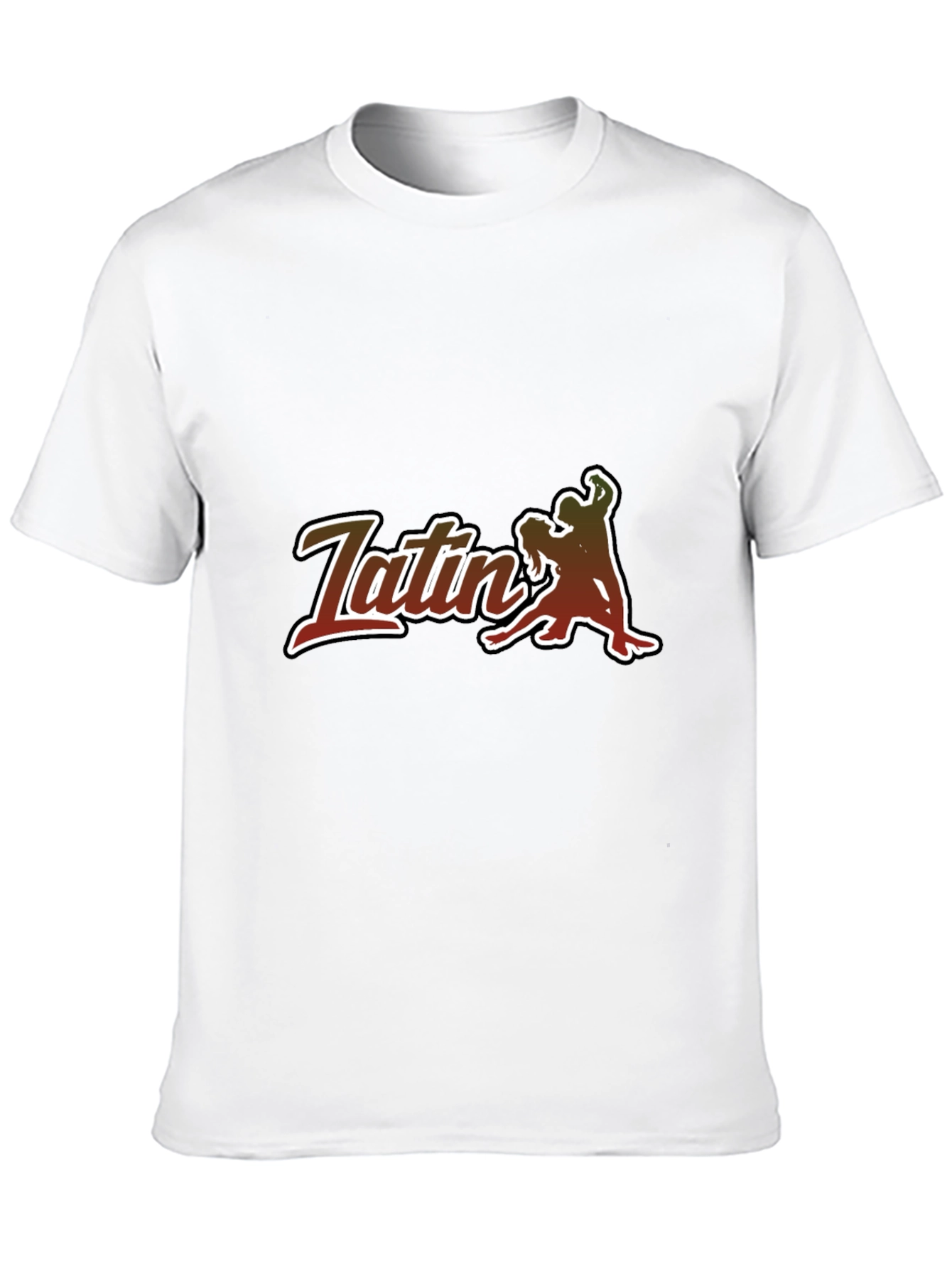 Latin Dance T-Shirt - Sleek Black Tee