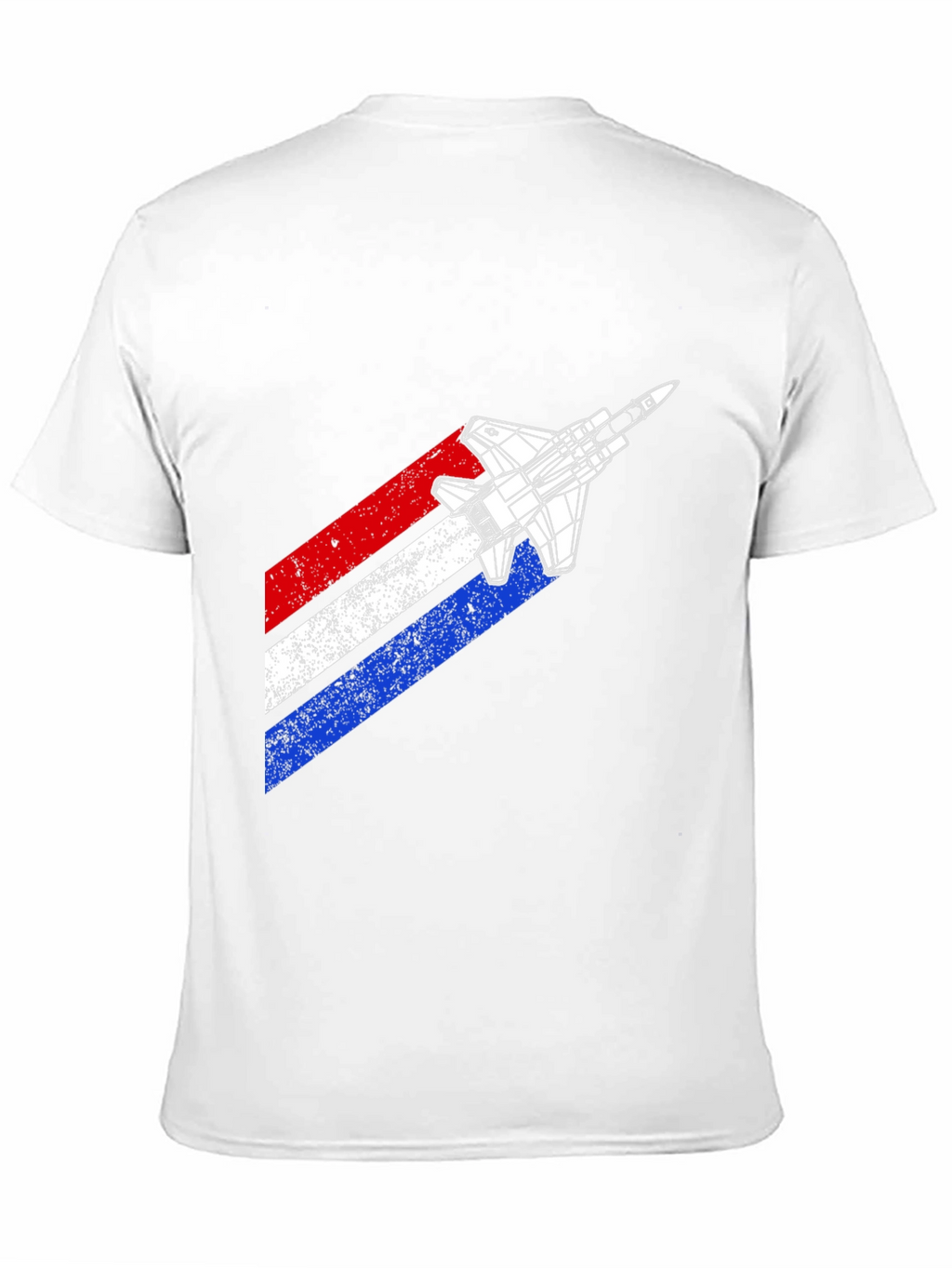 Retro Fighter Jet Graphic T-Shirt
