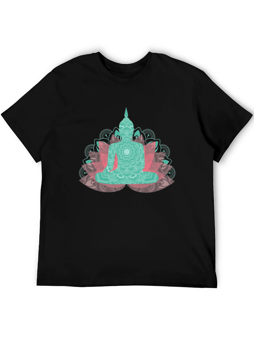 Buddha Mandala Graphic Tee - Spiritual Comfort