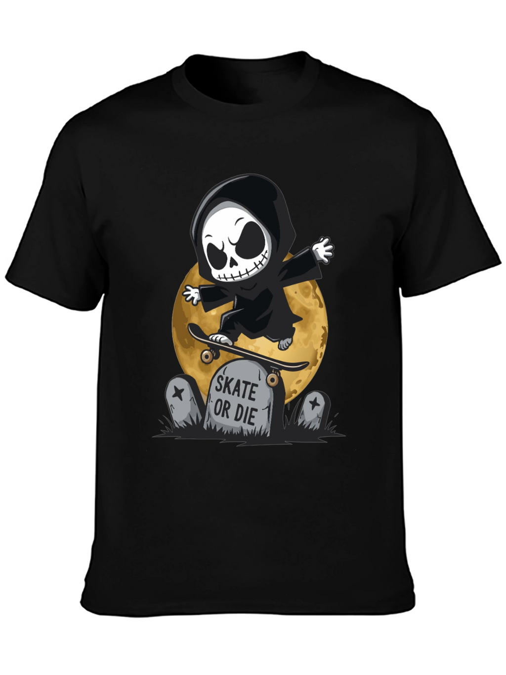 Skate or Die Grim Reaper T-Shirt