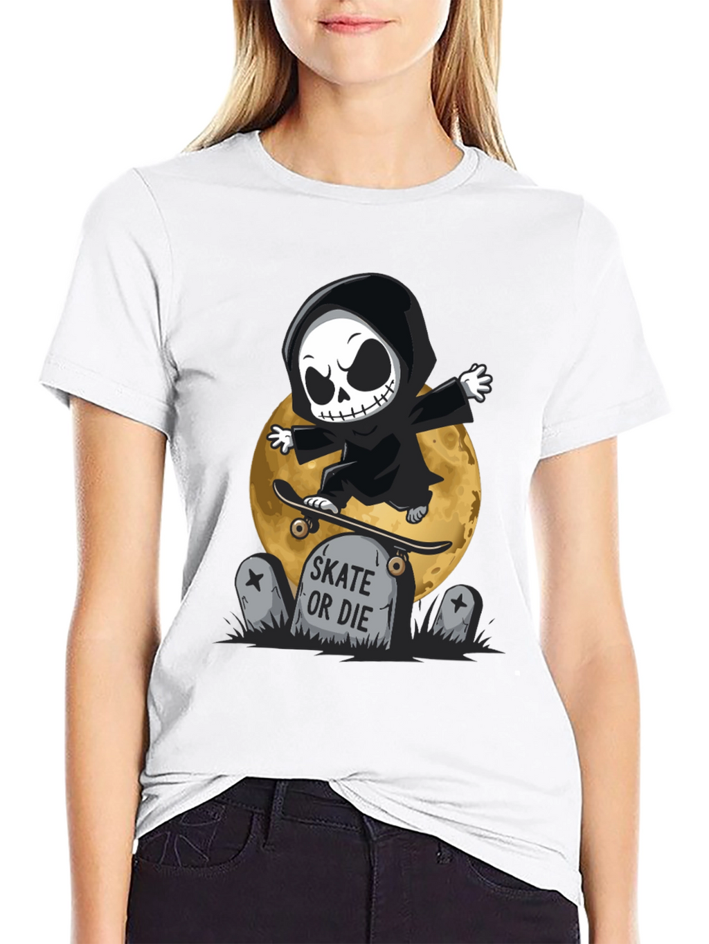 Skate or Die Grim Reaper T-Shirt