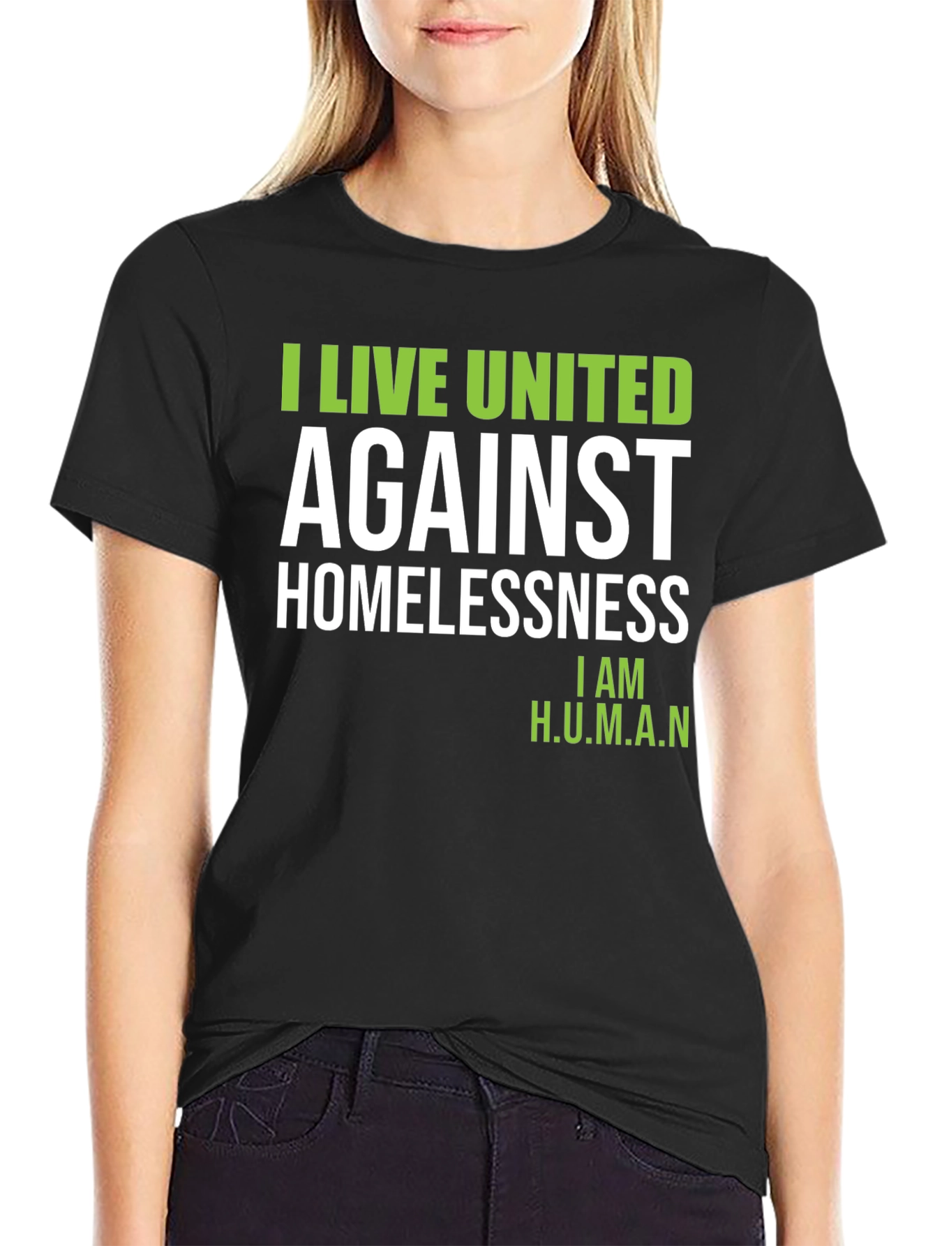 I Live United Against Homelessness T-Shirt