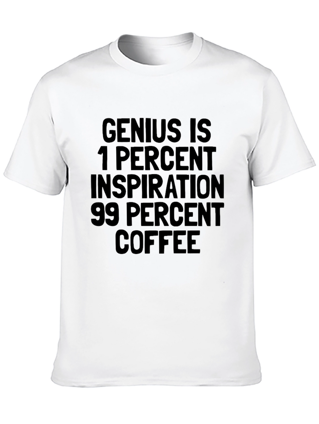 Coffee Inspiration Tee - Black Cotton