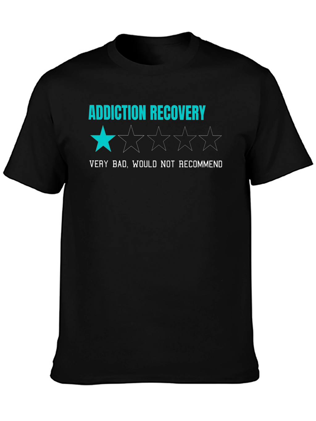 Addiction Recovery One Star T-Shirt
