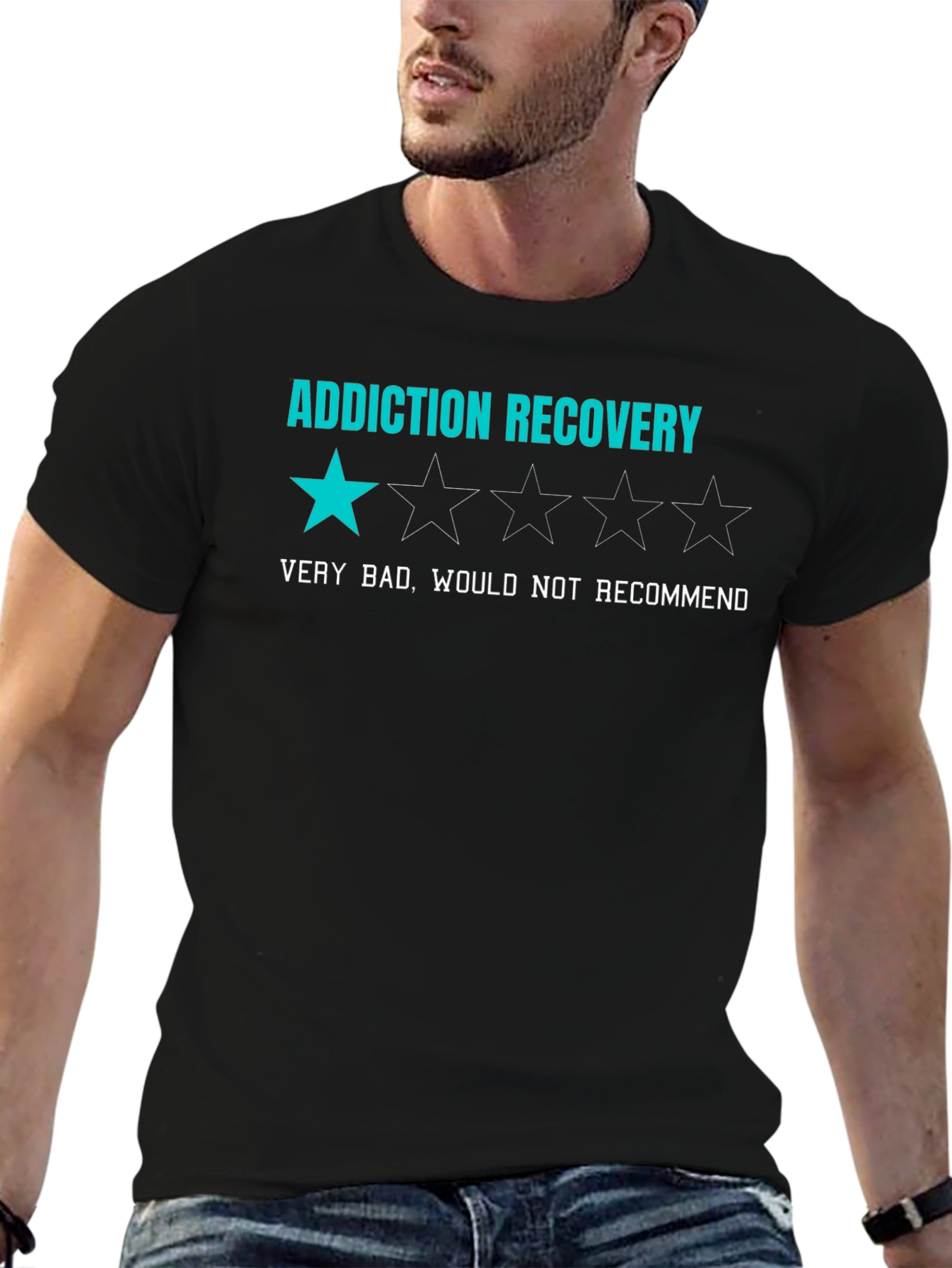 Addiction Recovery One Star T-Shirt