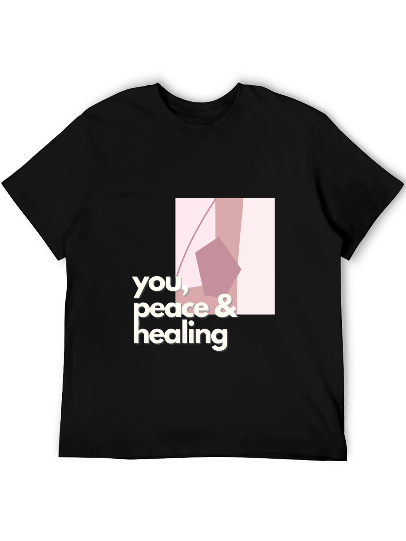 Modern You Peace & Healing Graphic Black T-Shirt