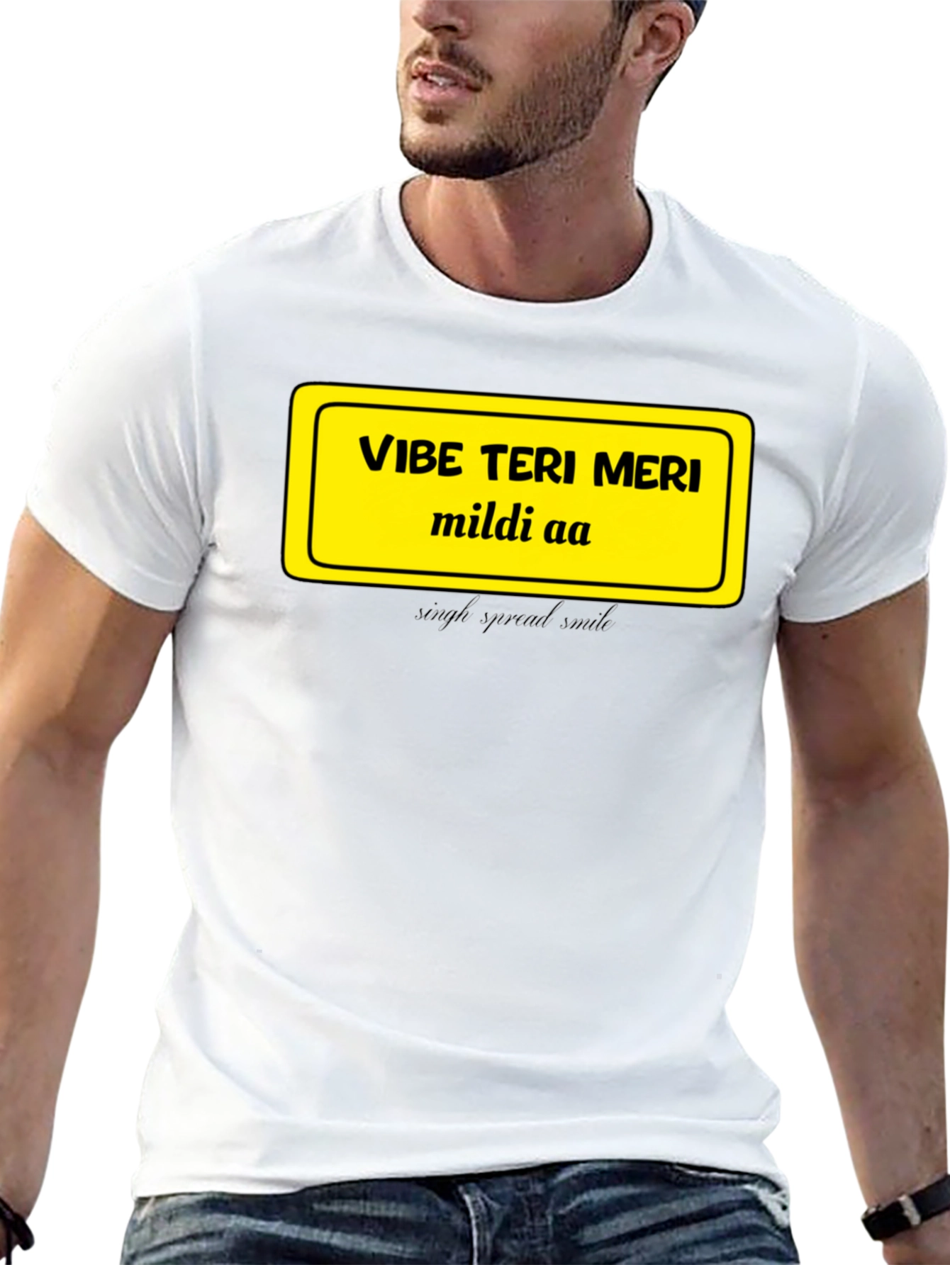 Vibe Teri Meri T-Shirt - Casual Black Tee