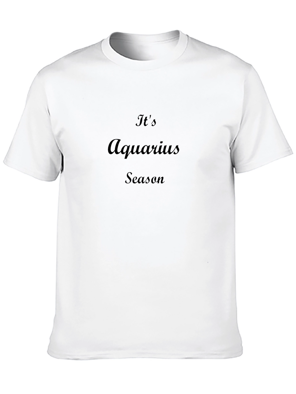 Aquarius Season Black T-Shirt