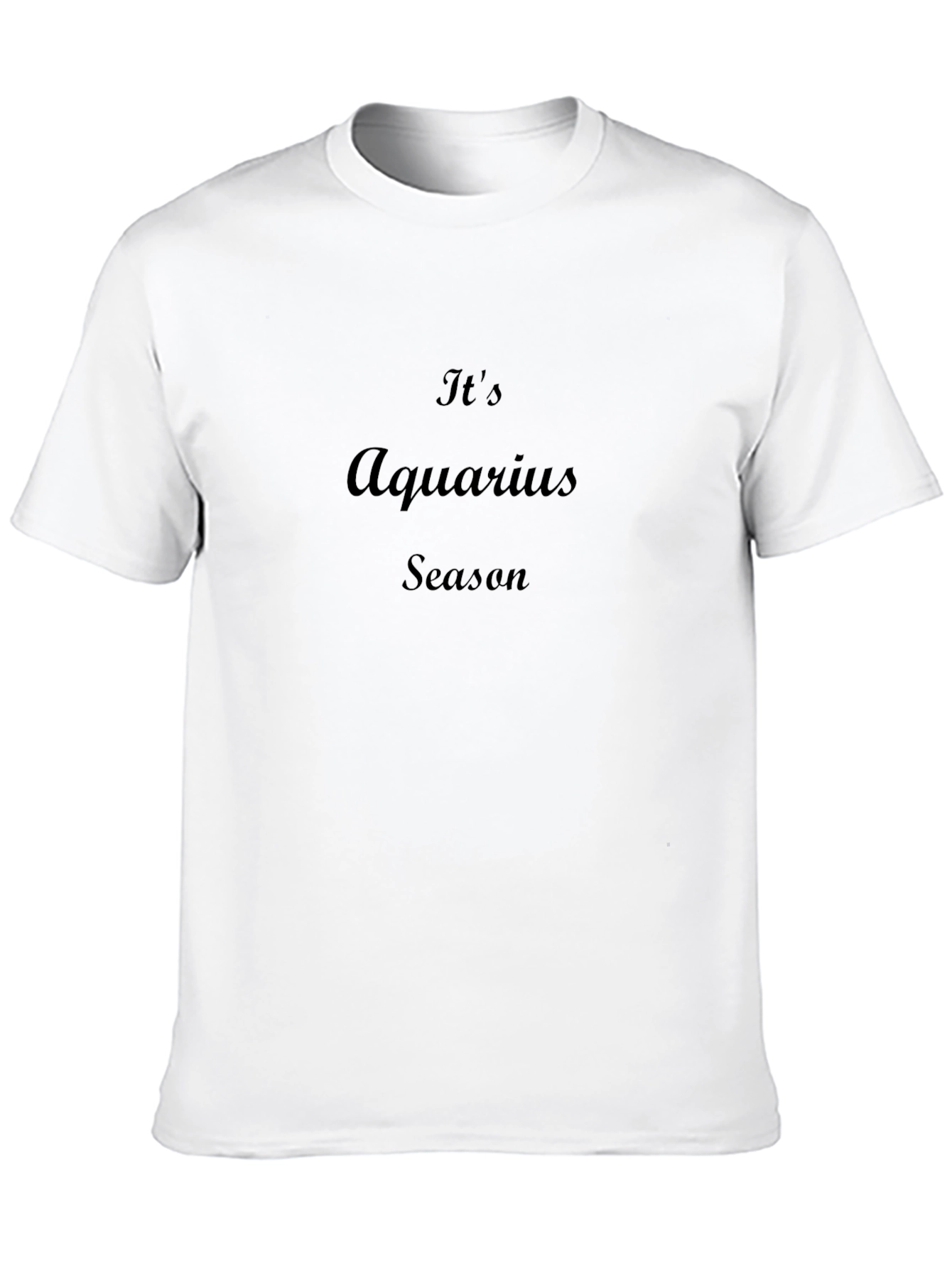 Aquarius Season Black T-Shirt