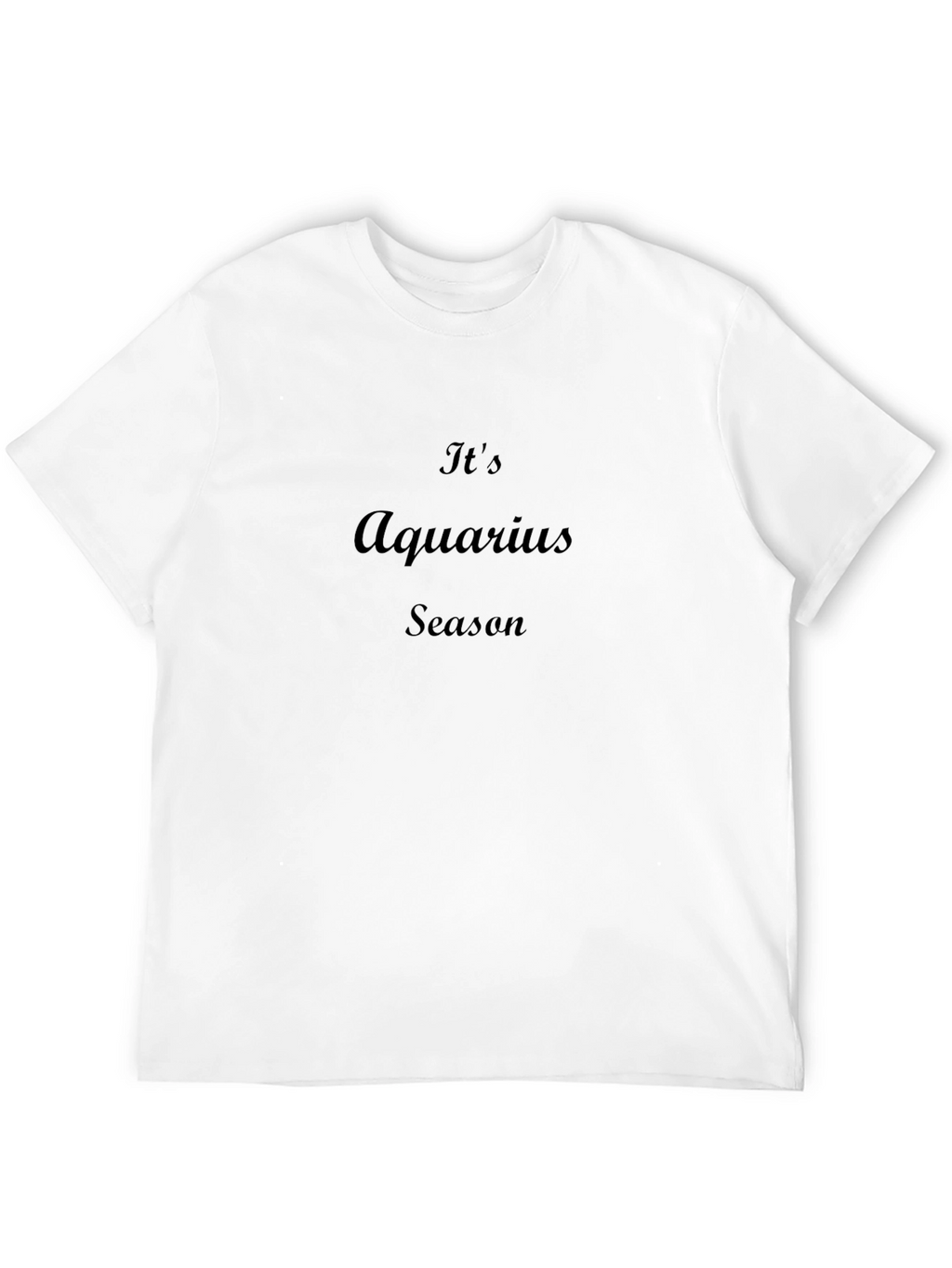 Aquarius Season Black T-Shirt