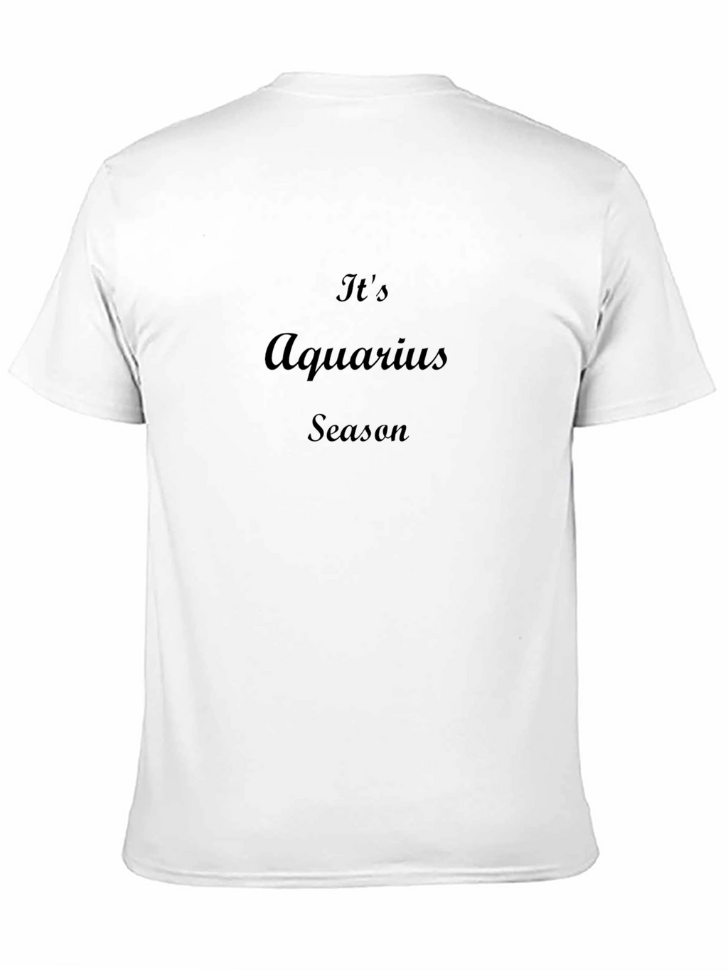 Aquarius Season Black T-Shirt