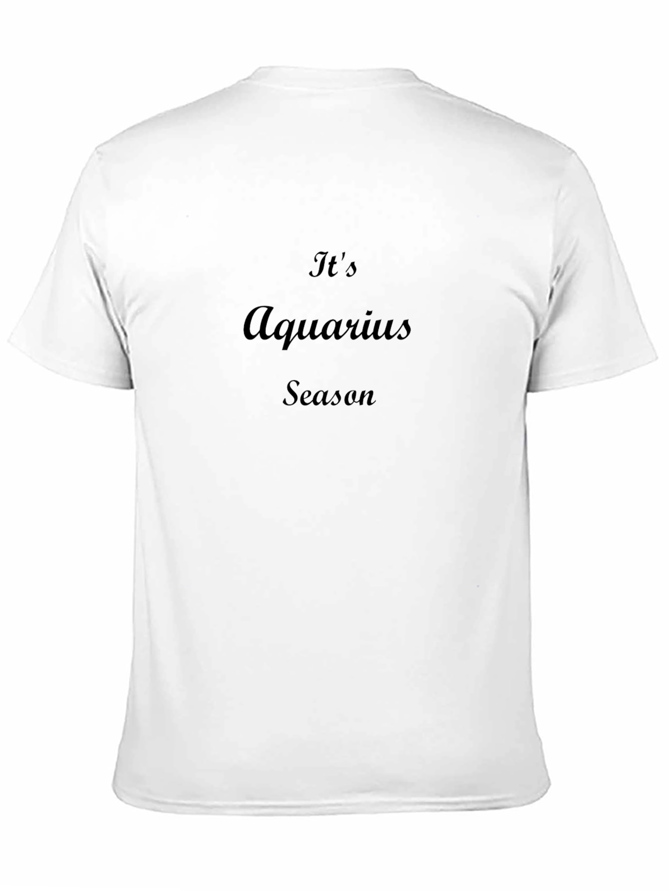 Aquarius Season Black T-Shirt