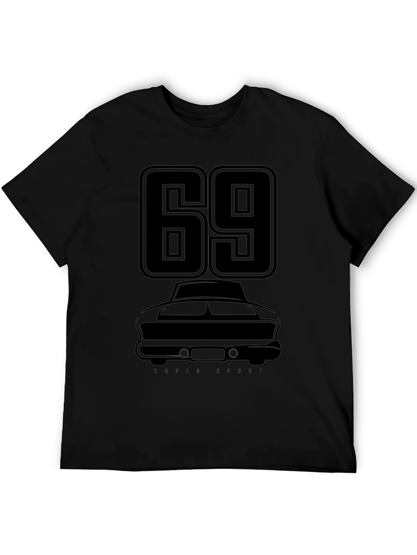 Retro 69 Muscle Car Graphic T-Shirt