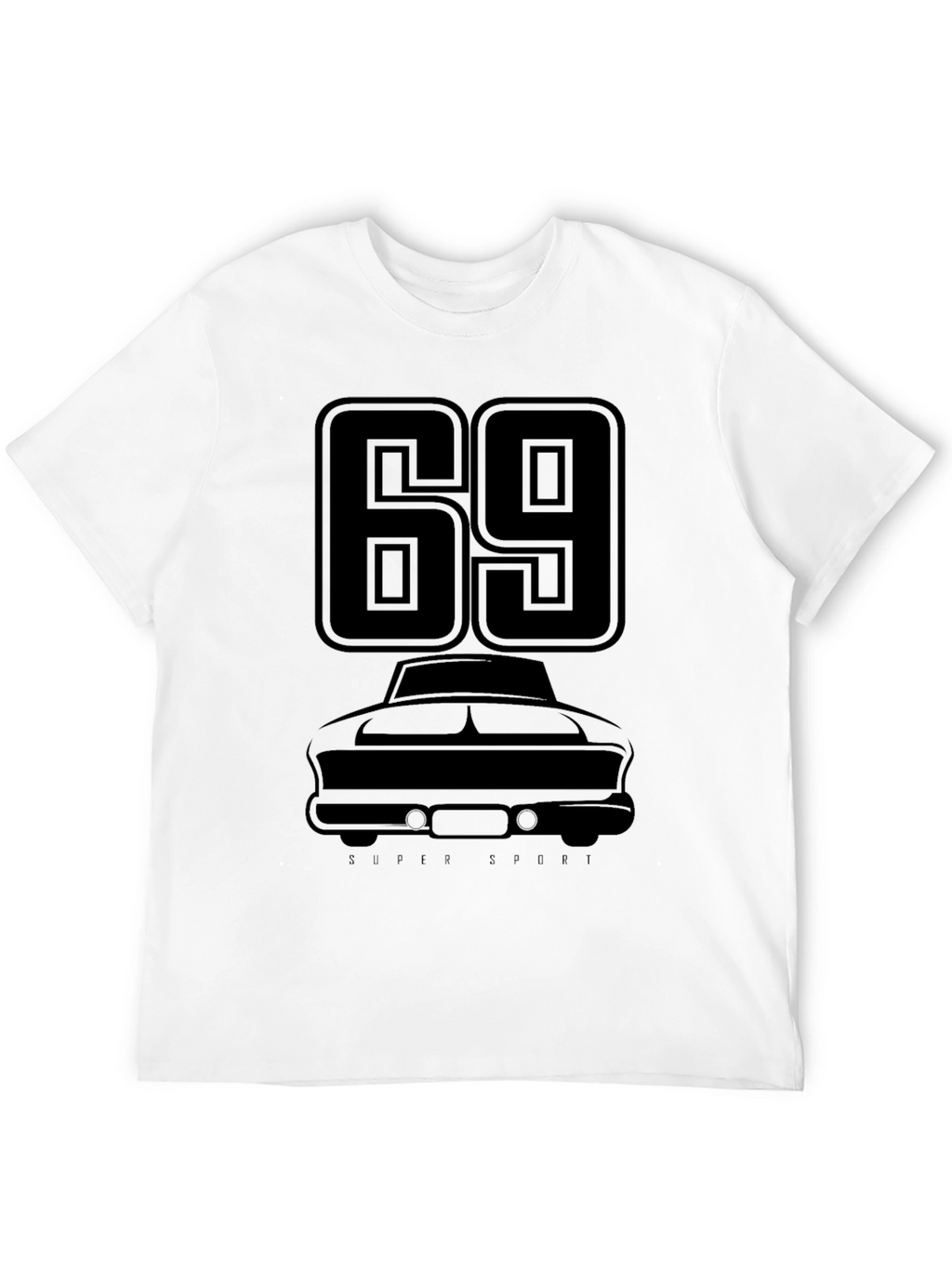 Retro 69 Muscle Car Graphic T-Shirt