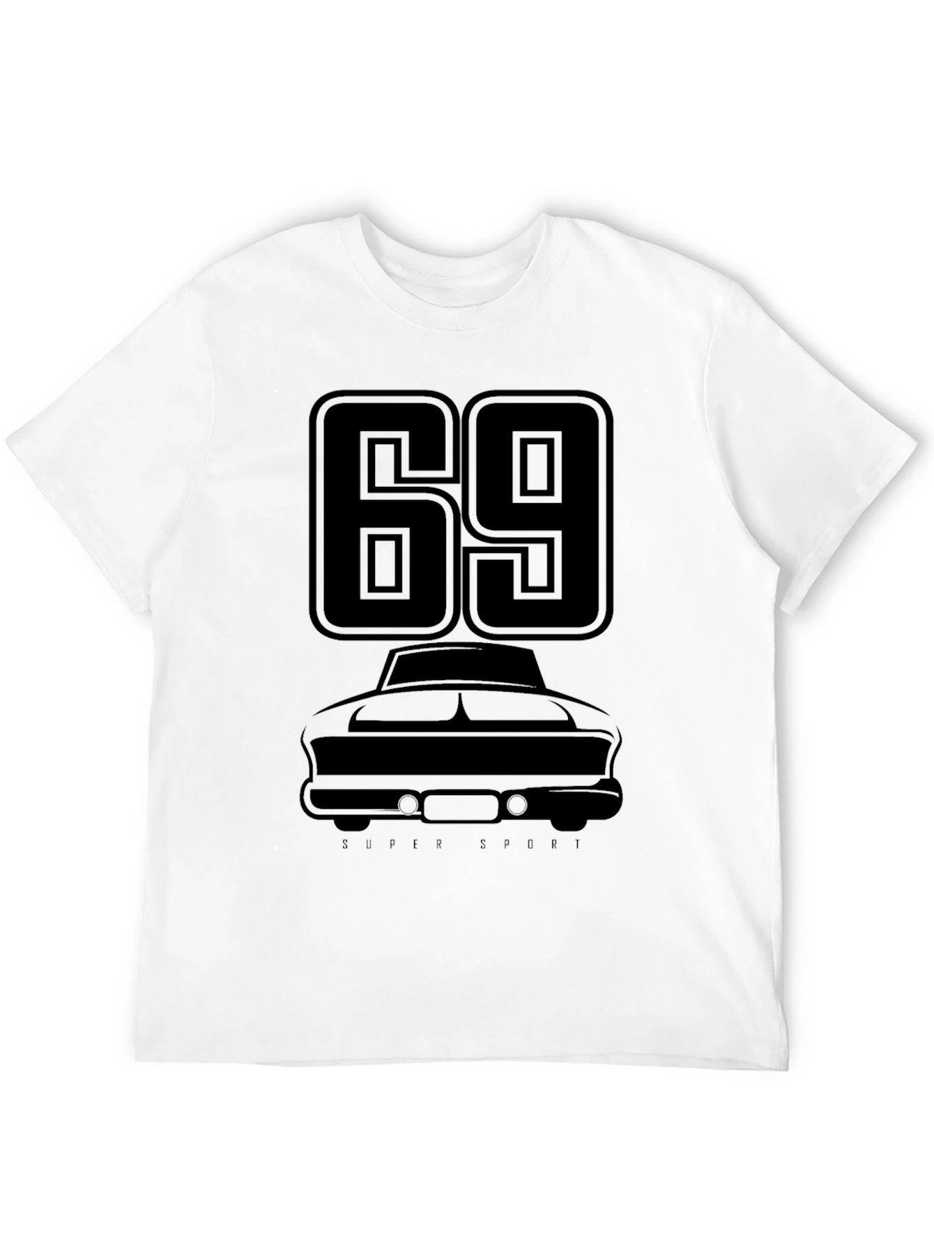 Retro 69 Muscle Car Graphic T-Shirt