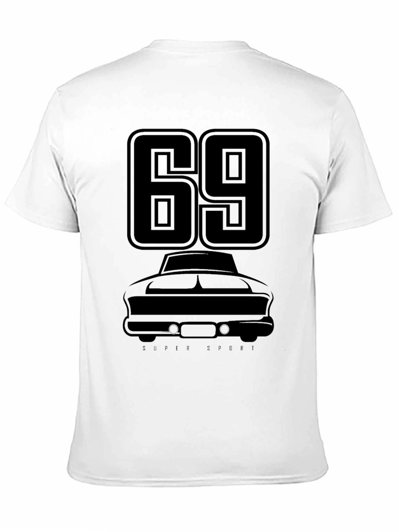 Retro 69 Muscle Car Graphic T-Shirt