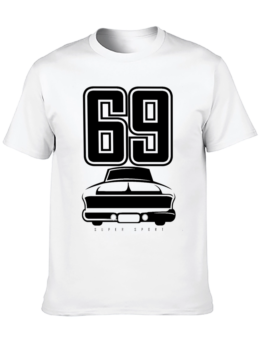 Retro 69 Muscle Car Graphic T-Shirt