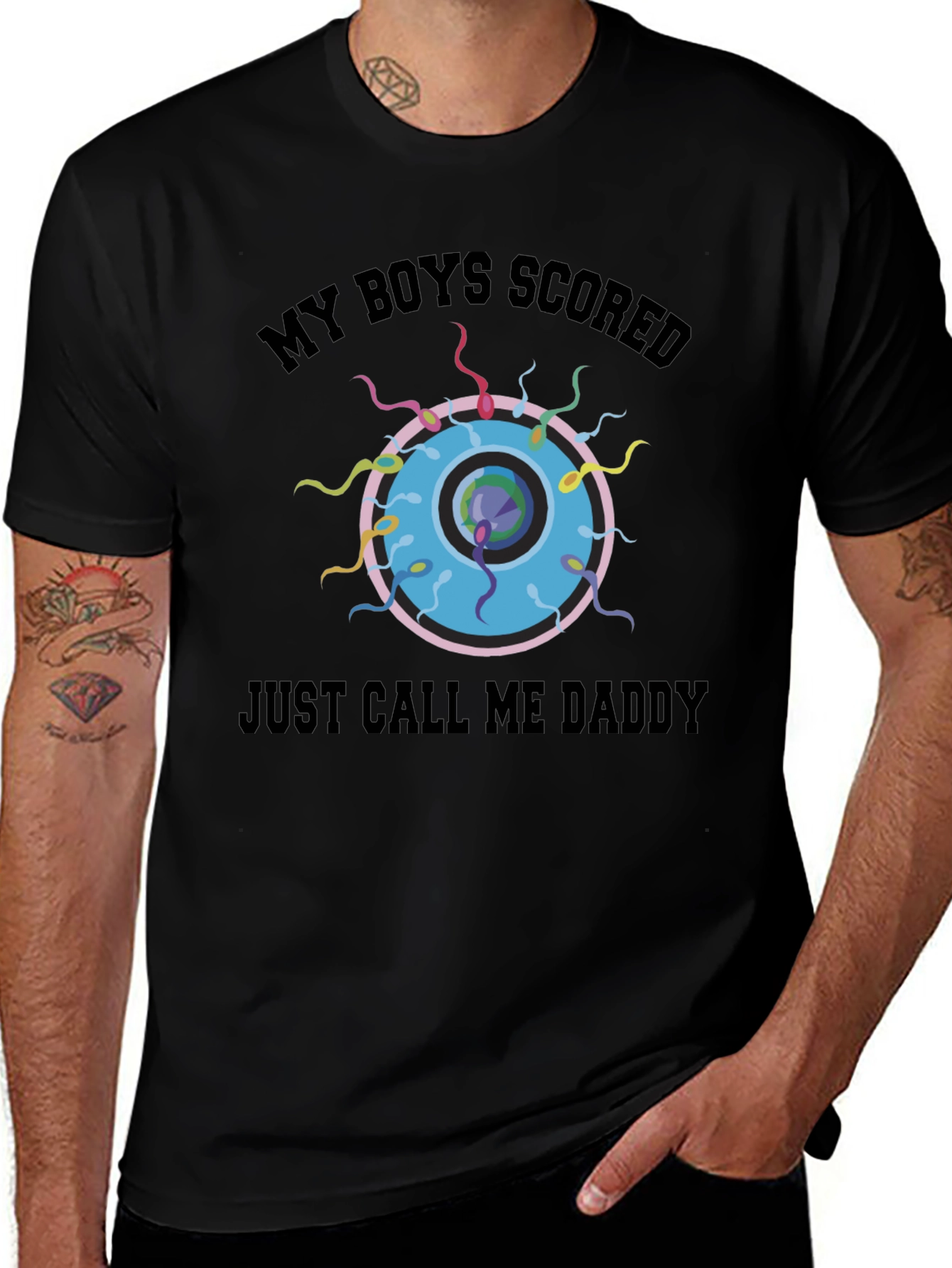My Boys Scored Funny T-Shirt - Call Me Daddy