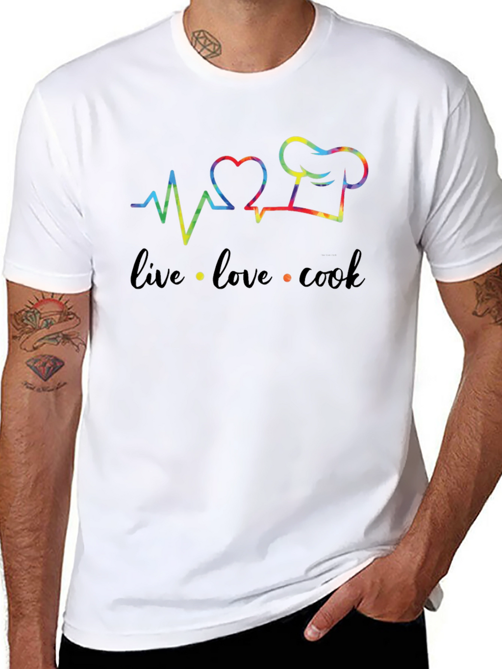 Live Love Cook Graphic Tee
