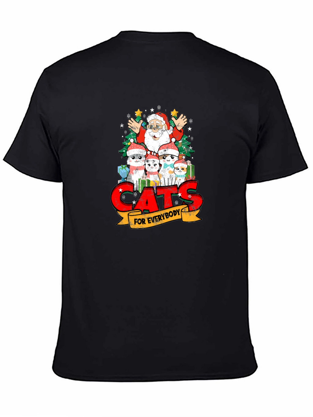 Cats for Everybody Christmas T-Shirt