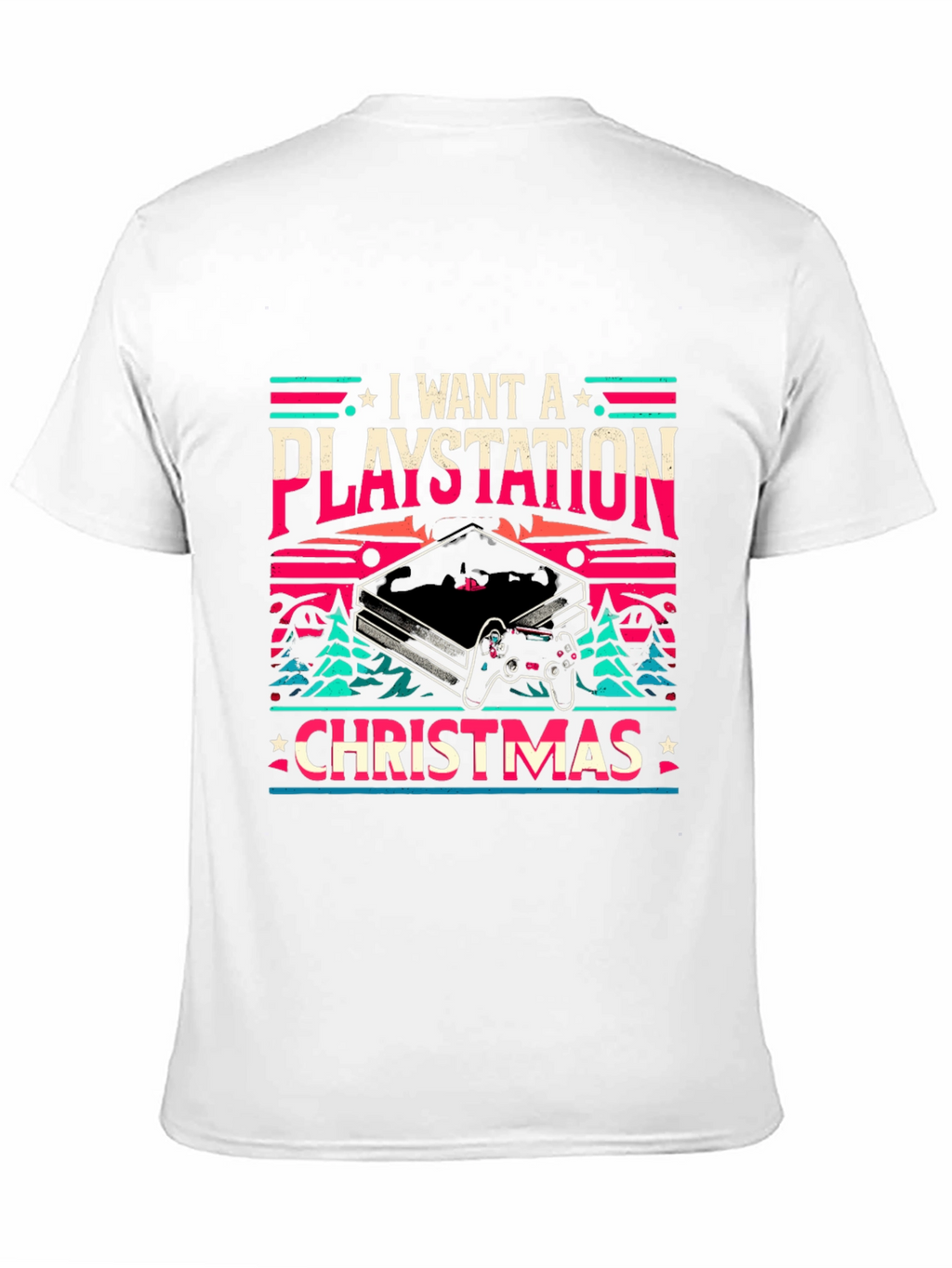 I Want A Playstation Christmas T-Shirt