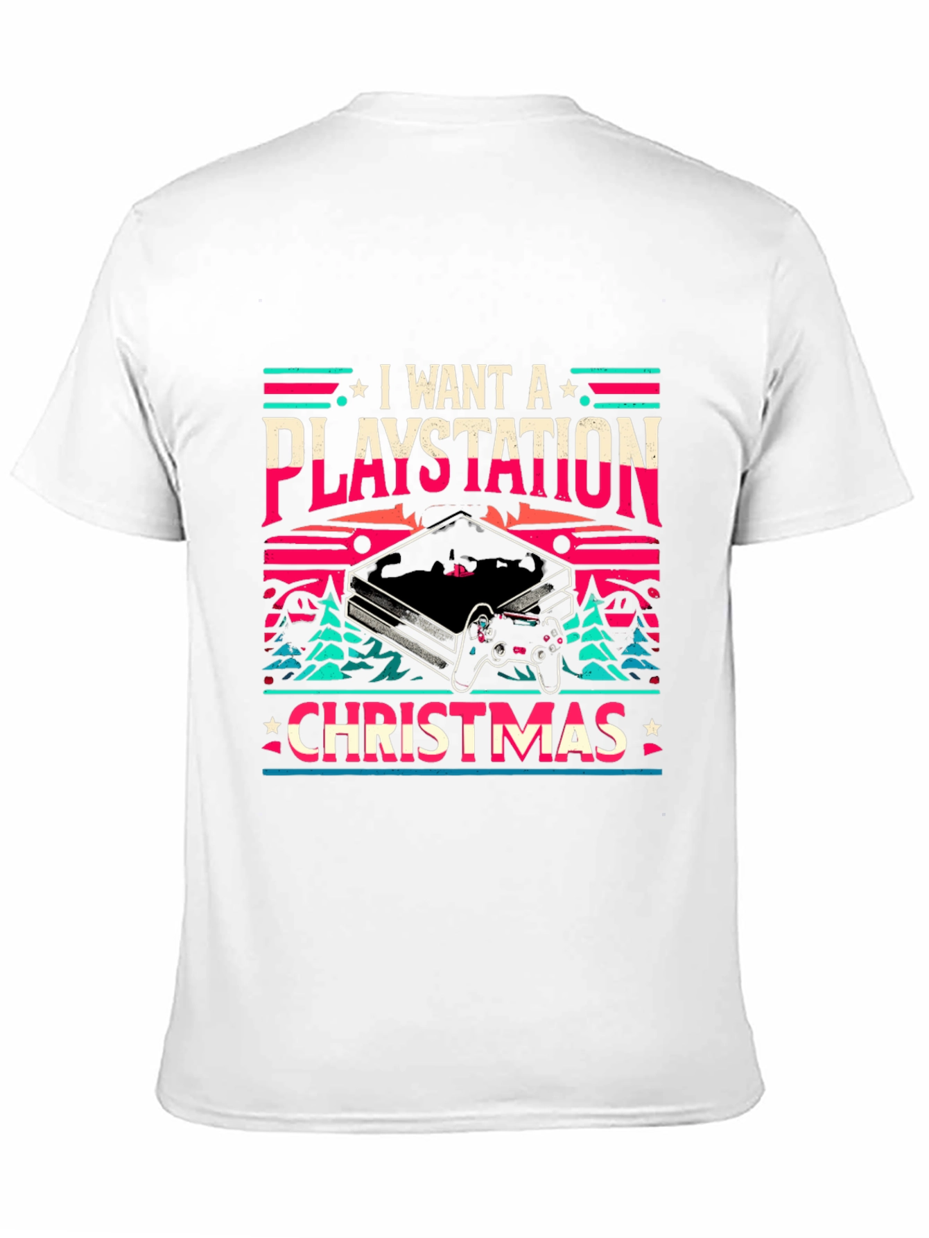 I Want A Playstation Christmas T-Shirt