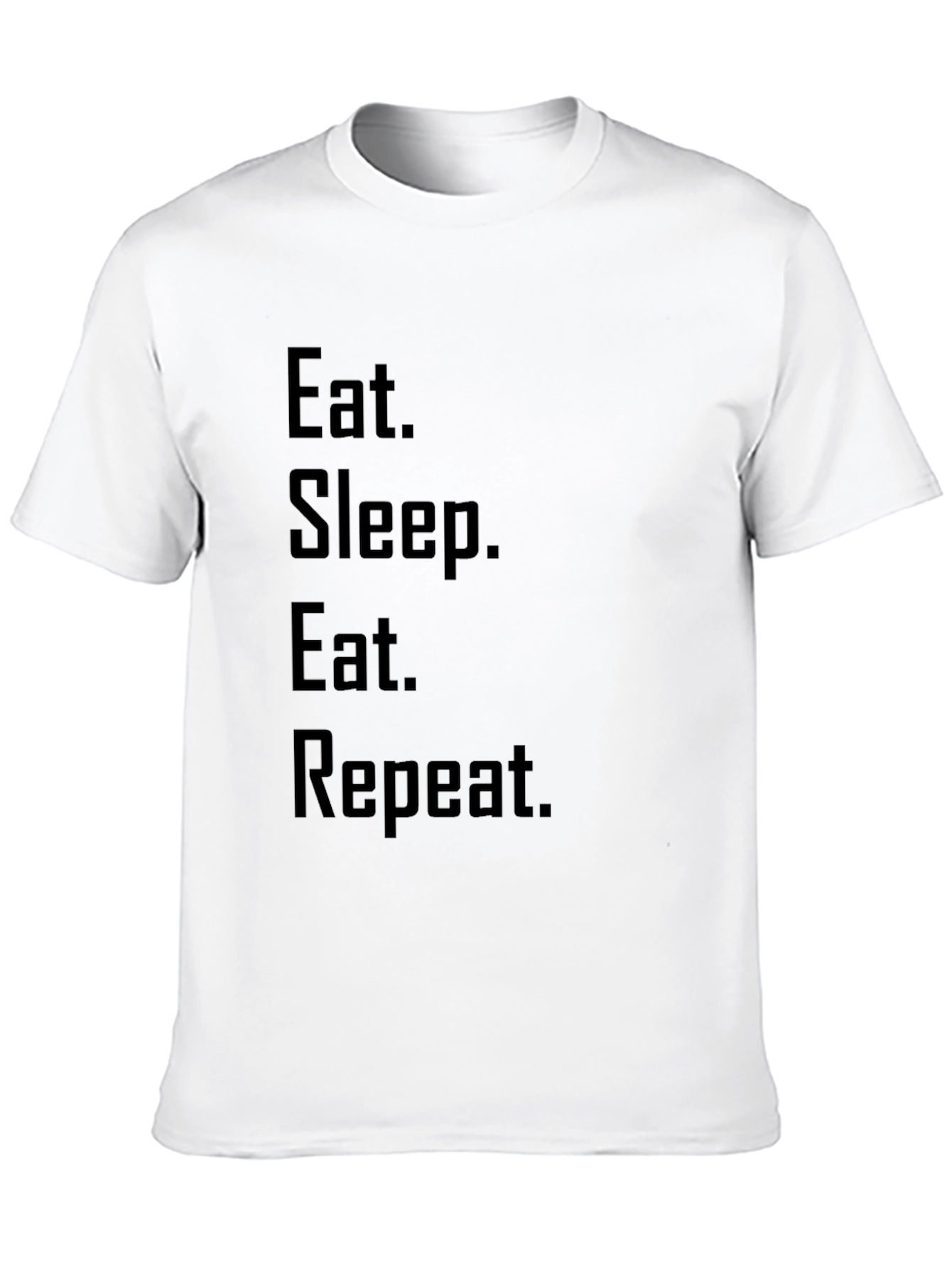 Eat Sleep Eat Repeat Graphic T-Shirt