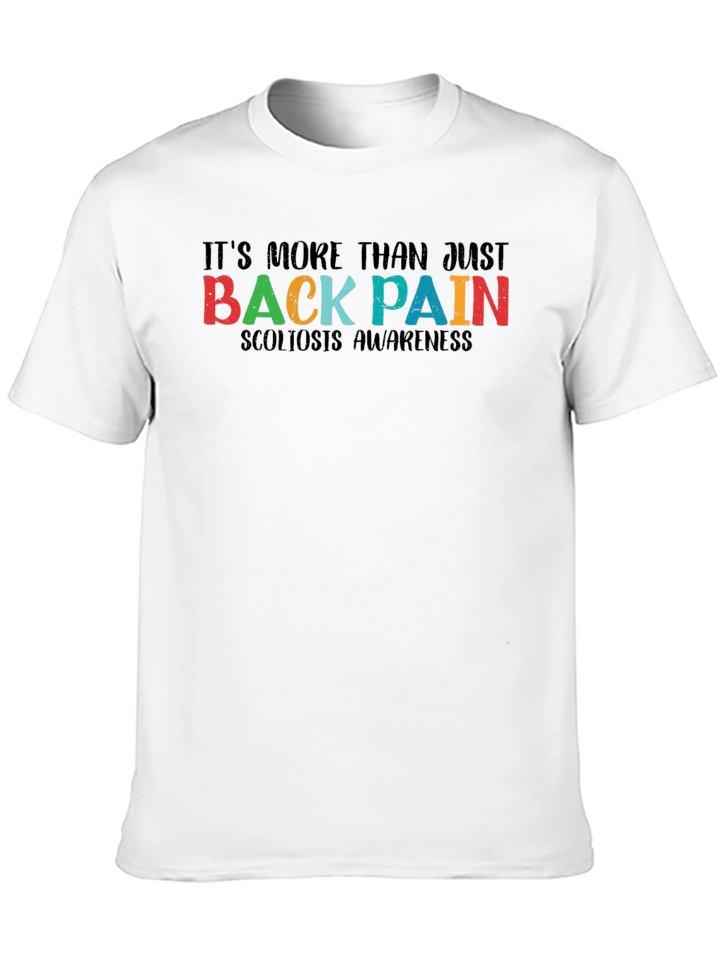 Scoliosis Awareness Black Tee