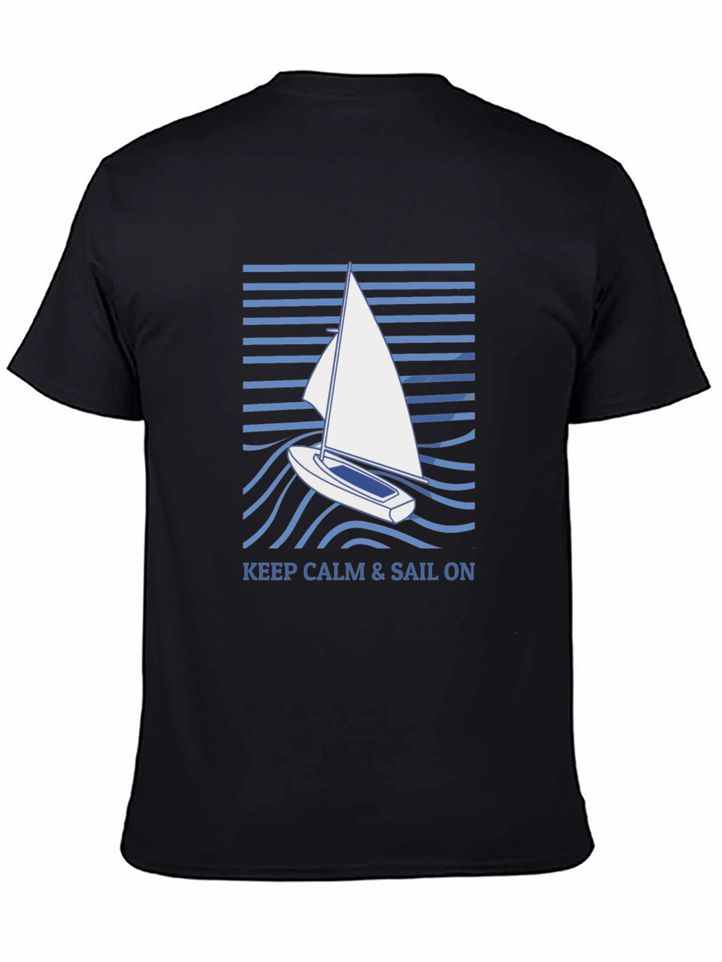 Keep Calm & Sail On Graphic T-Shirt