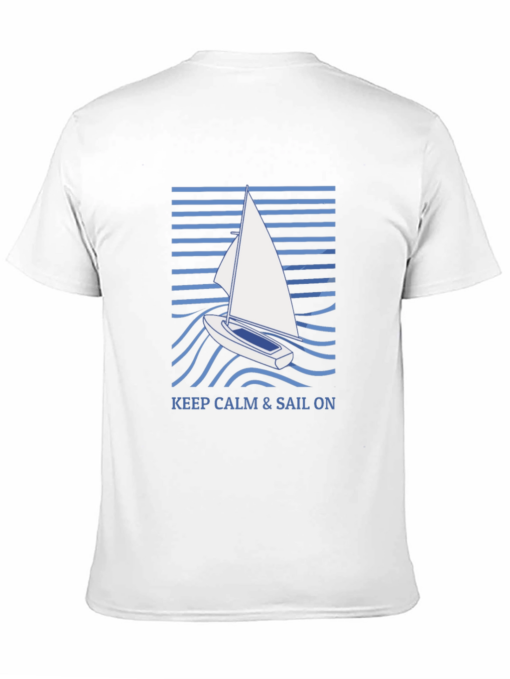 Keep Calm & Sail On Graphic T-Shirt