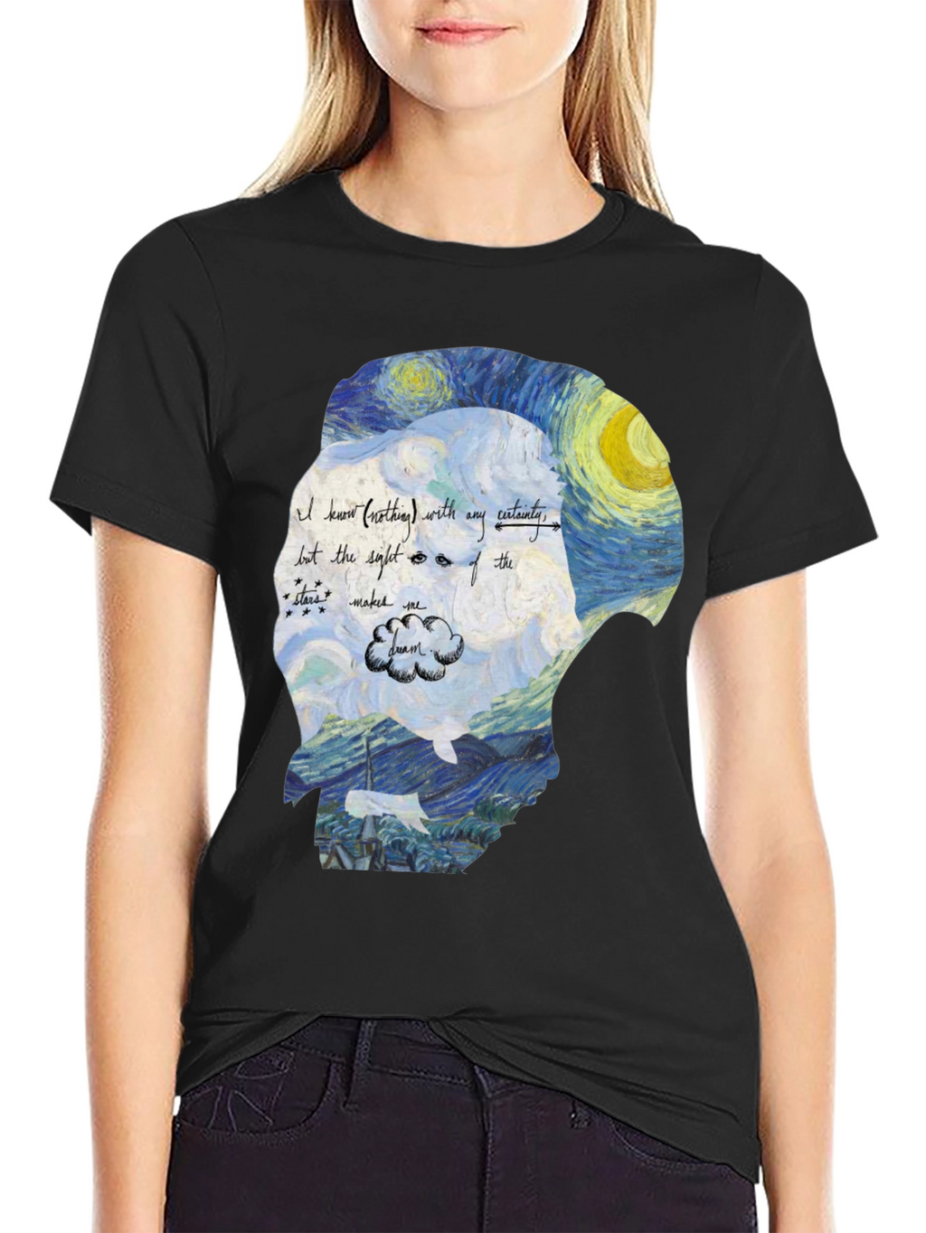 Starry Night Silhouette Tee