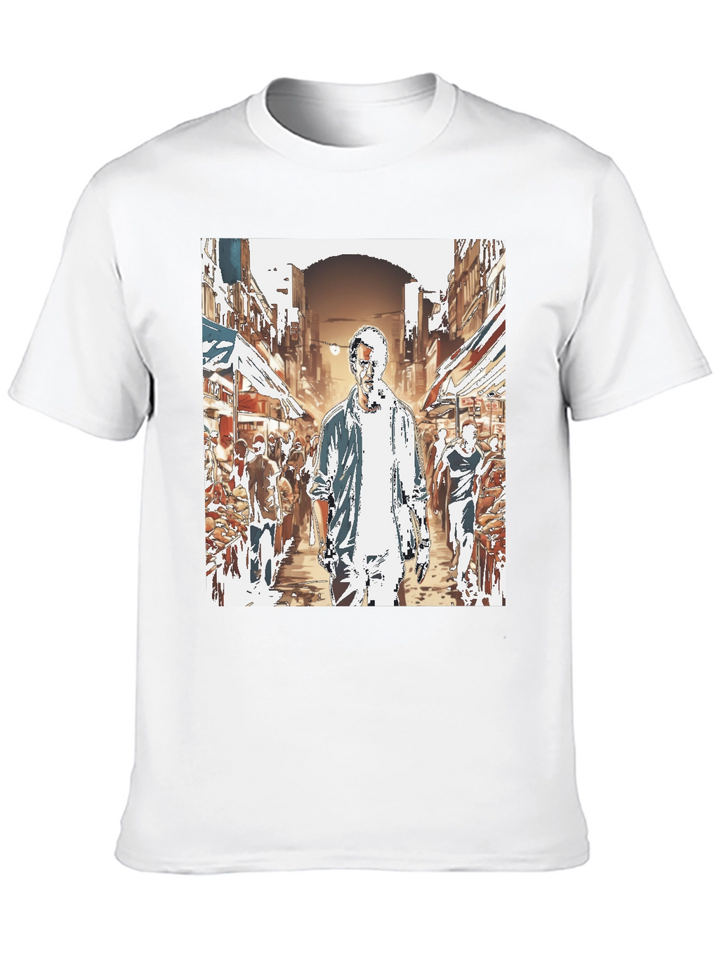 Urban Street Scene T-Shirt
