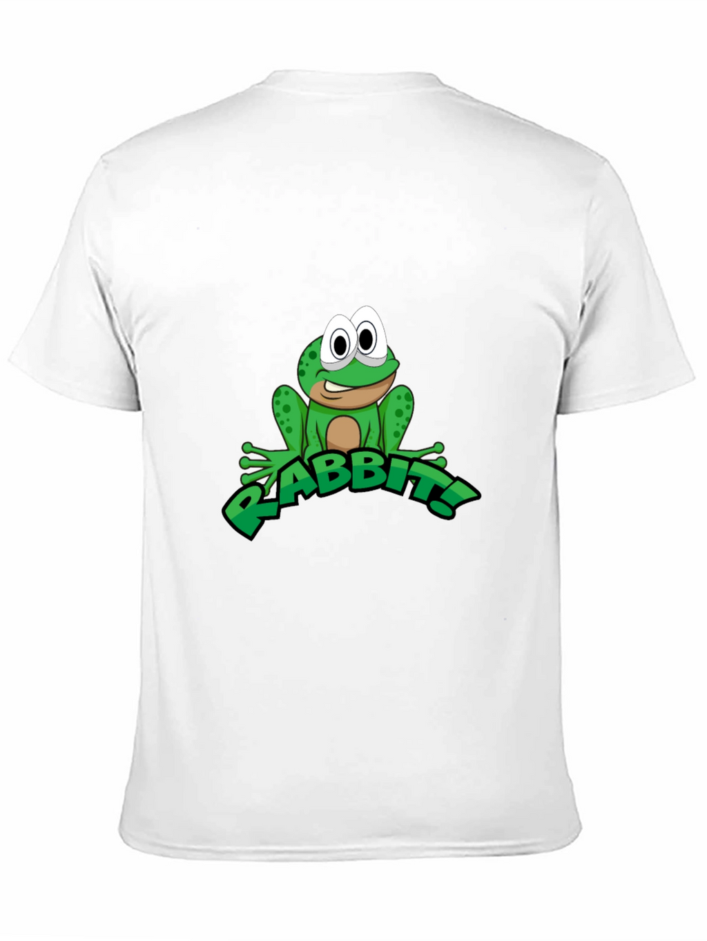 Frog RABBIT! Graphic Tee - Black Cotton T-Shirt