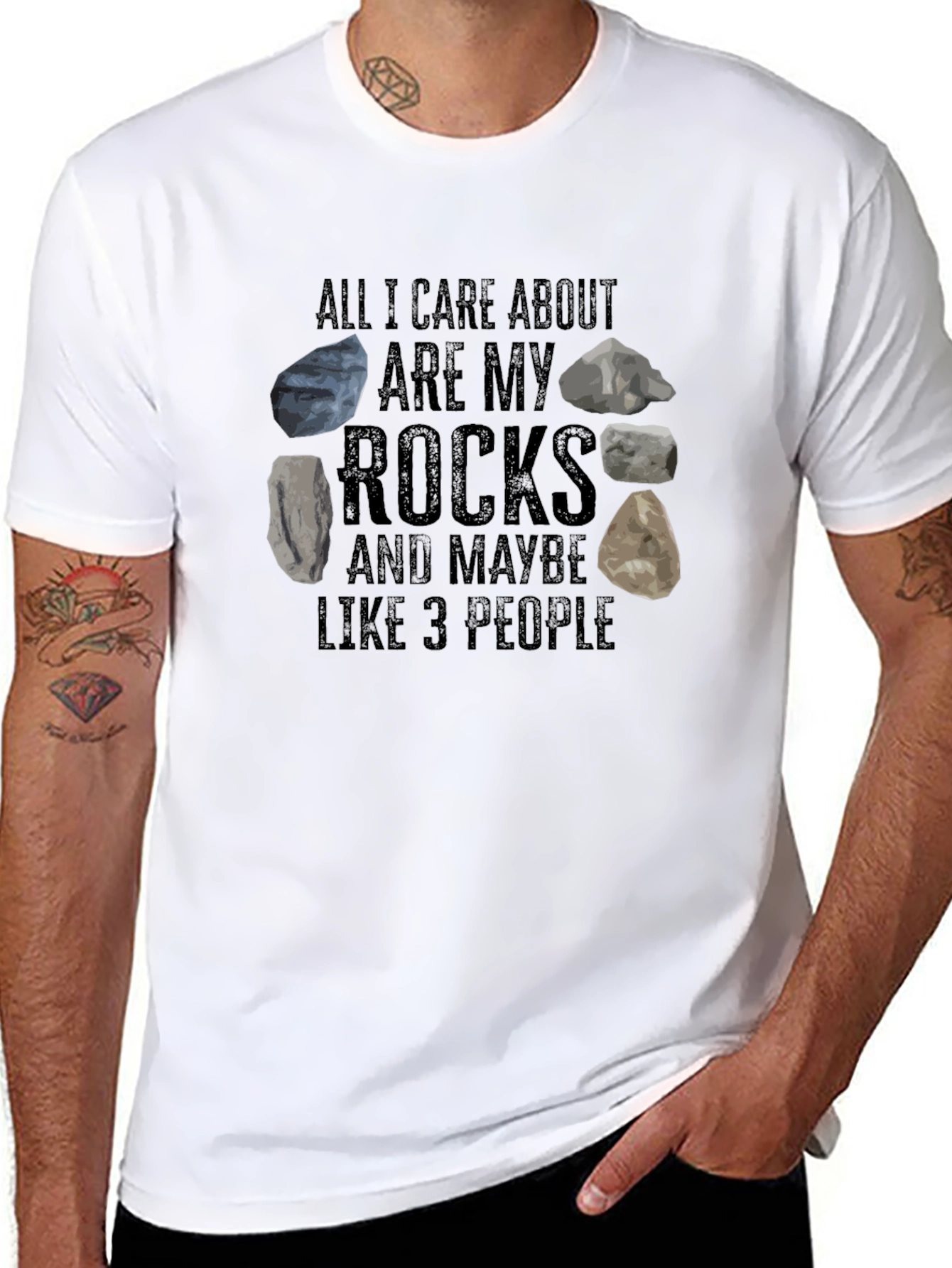 Funny Rocks T-Shirt: Geology Enthusiast Tee