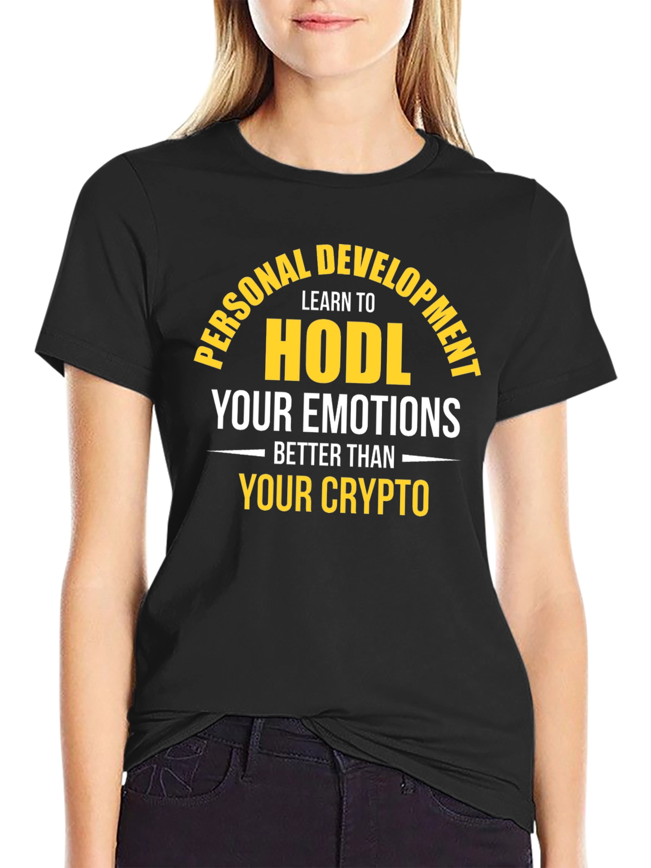 HODL Your Emotions T-Shirt - Crypto Investing Motivation