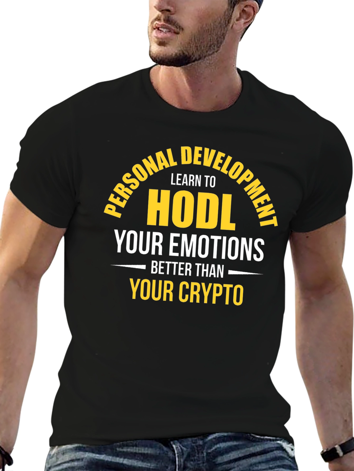 HODL Your Emotions T-Shirt - Crypto Investing Motivation