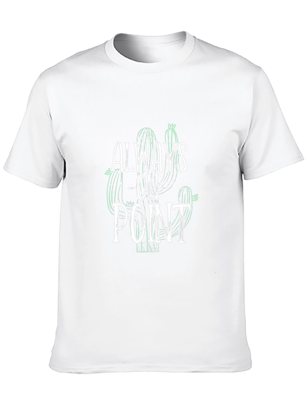 Always On Point Cactus Graphic Tee - Black
